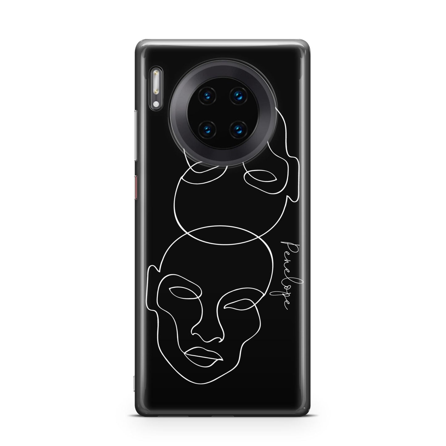 Personalised Abstract Line Art Huawei Mate 30 Pro Phone Case