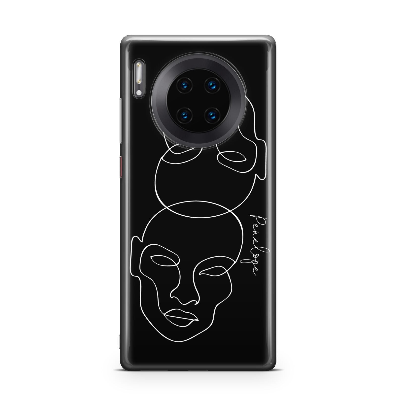 Personalised Abstract Line Art Huawei Mate 30 Pro Phone Case