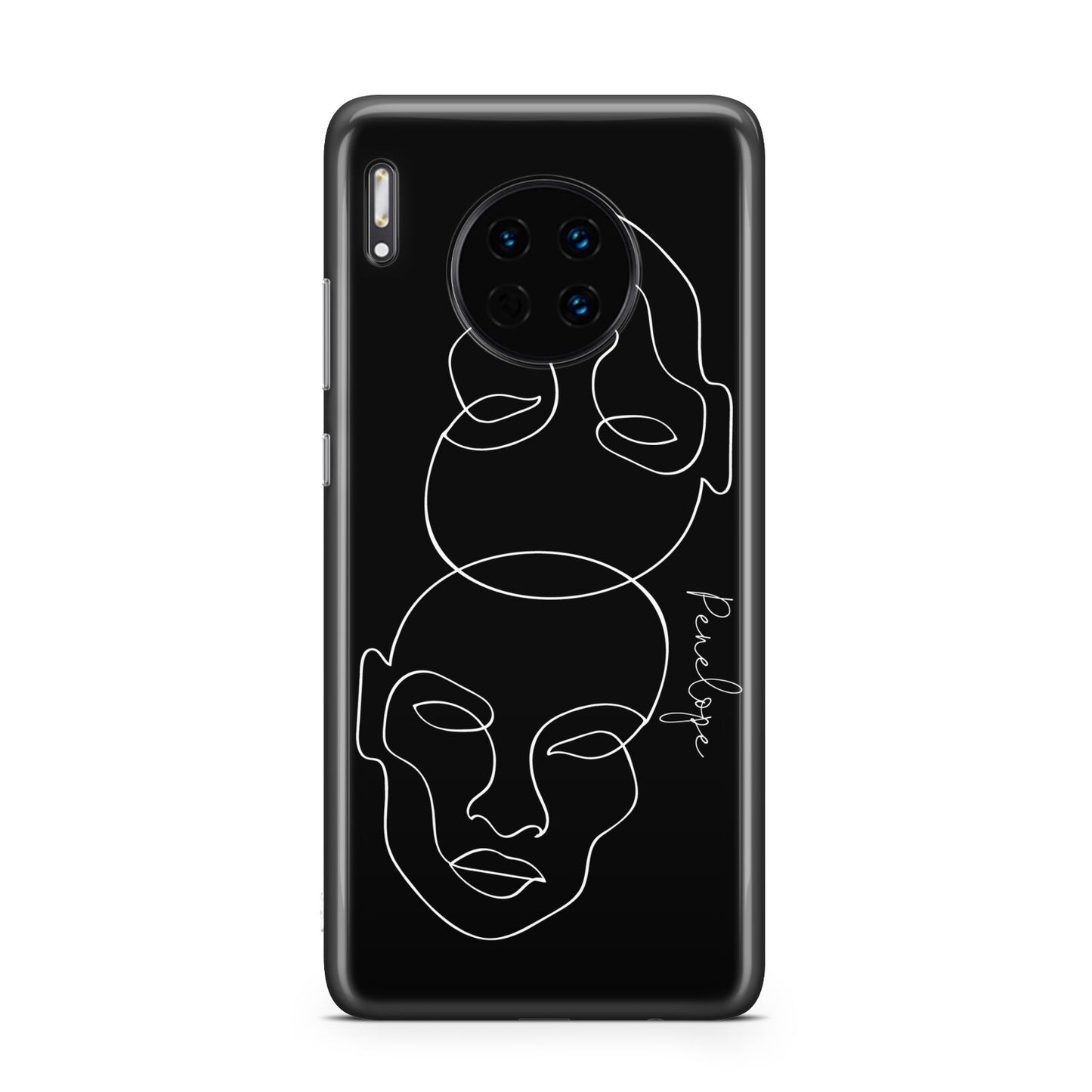 Personalised Abstract Line Art Huawei Mate 30