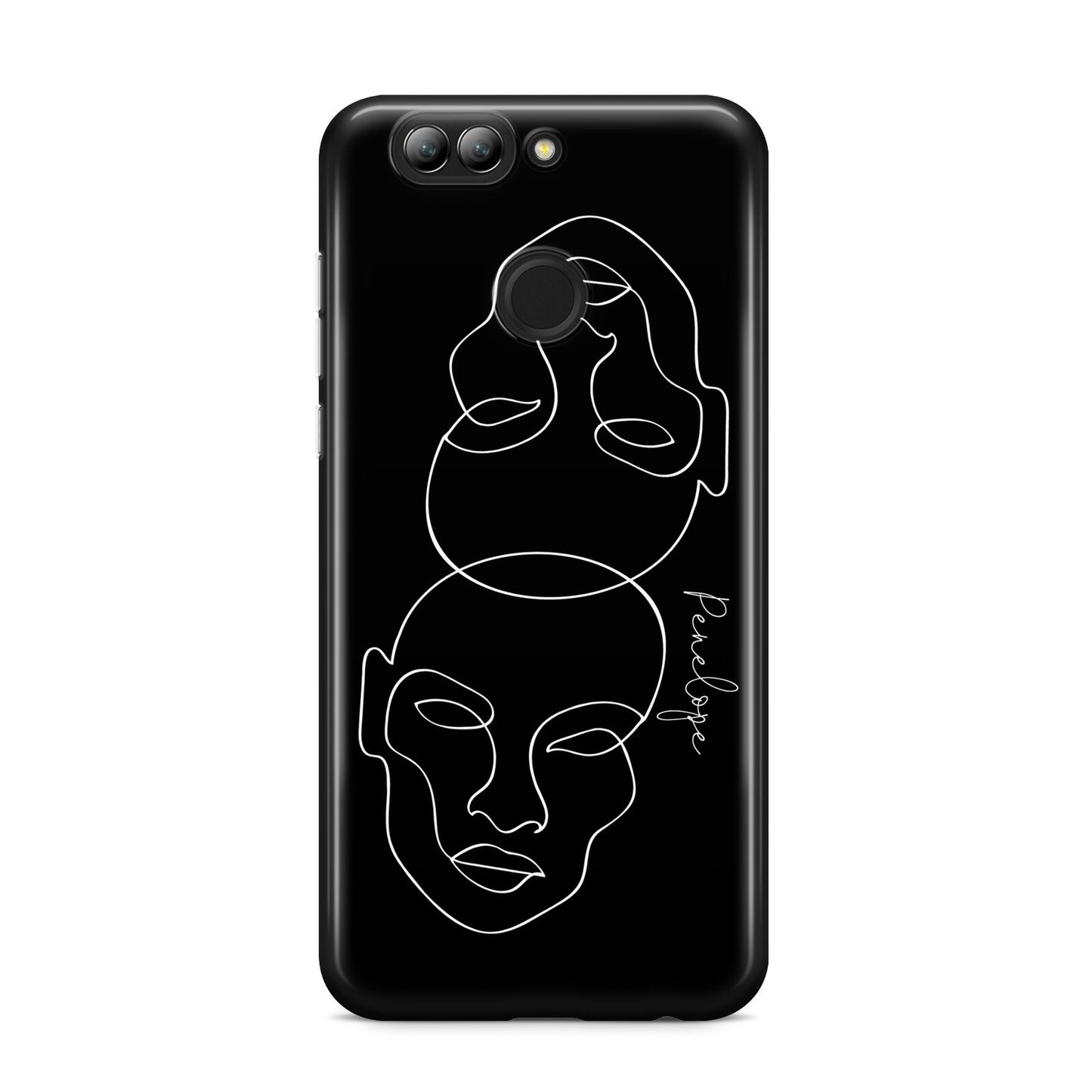 Personalised Abstract Line Art Huawei Nova 2s Phone Case