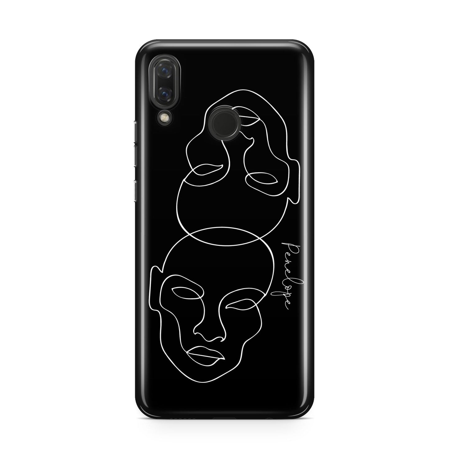 Personalised Abstract Line Art Huawei Nova 3 Phone Case