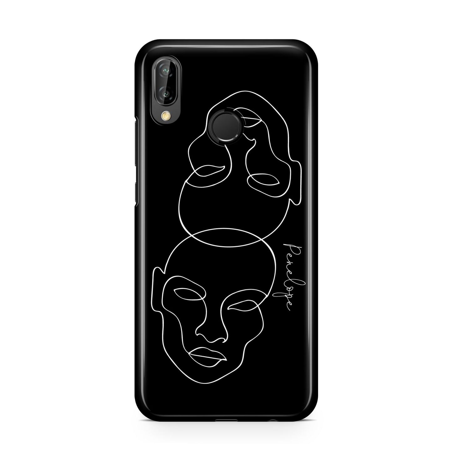 Personalised Abstract Line Art Huawei P20 Lite Phone Case