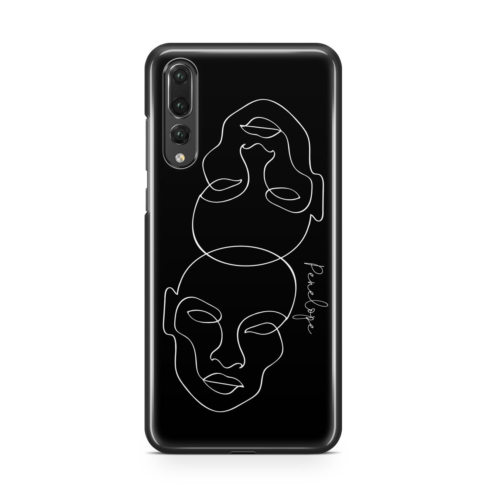 Personalised Abstract Line Art Huawei P20 Pro Phone Case