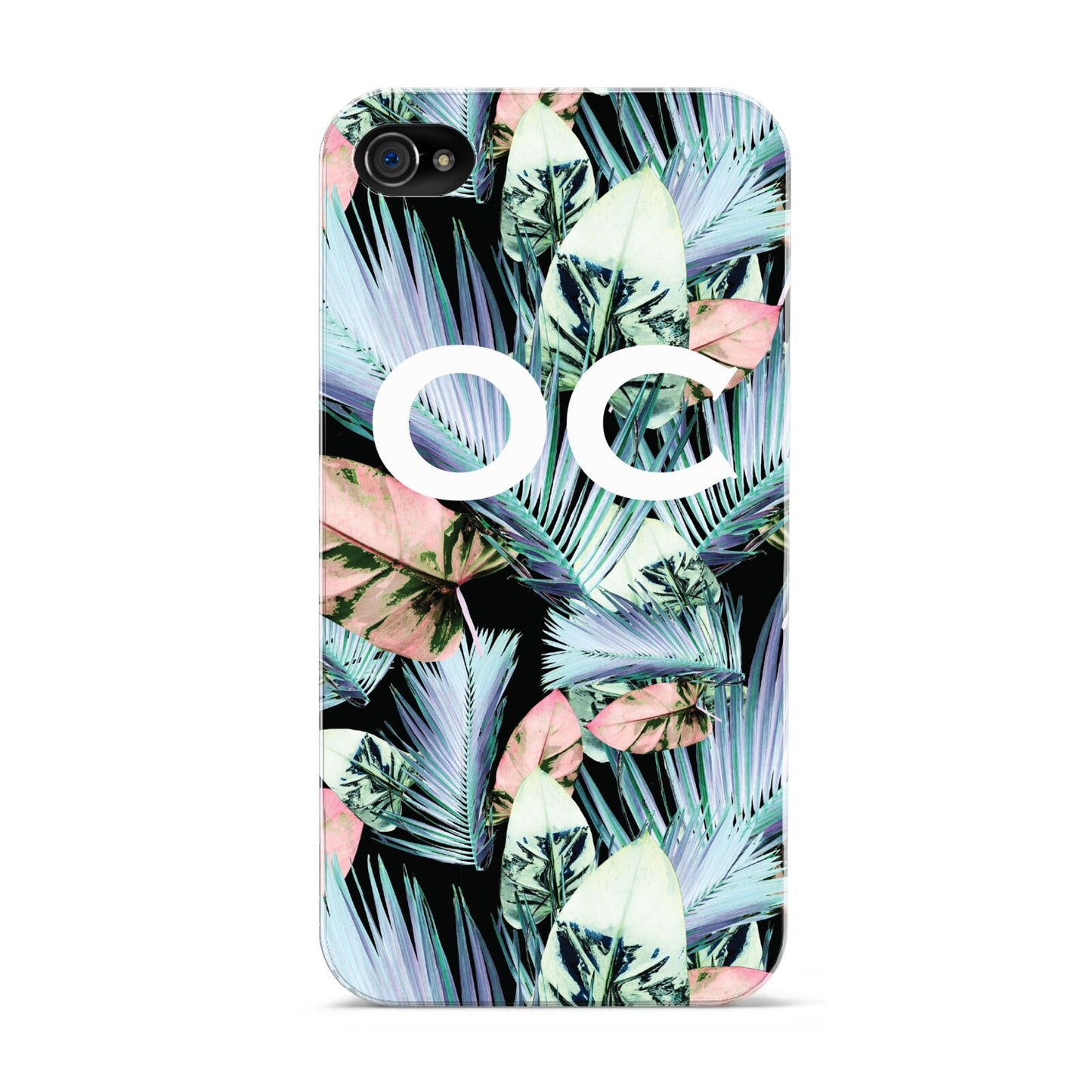 Personalised Abstract Tropical Leaves Apple iPhone 4s Case