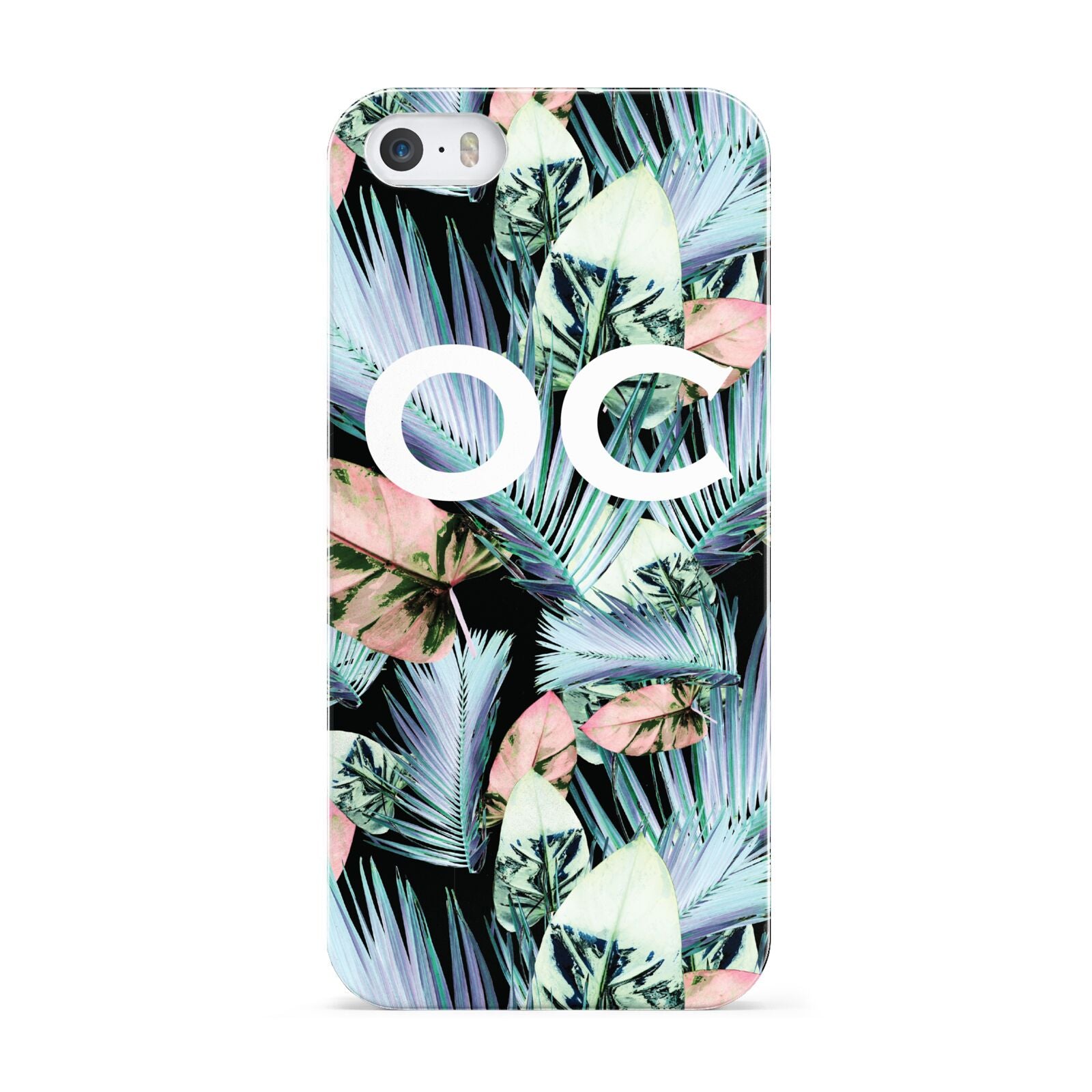 Personalised Abstract Tropical Leaves Apple iPhone 5 Case