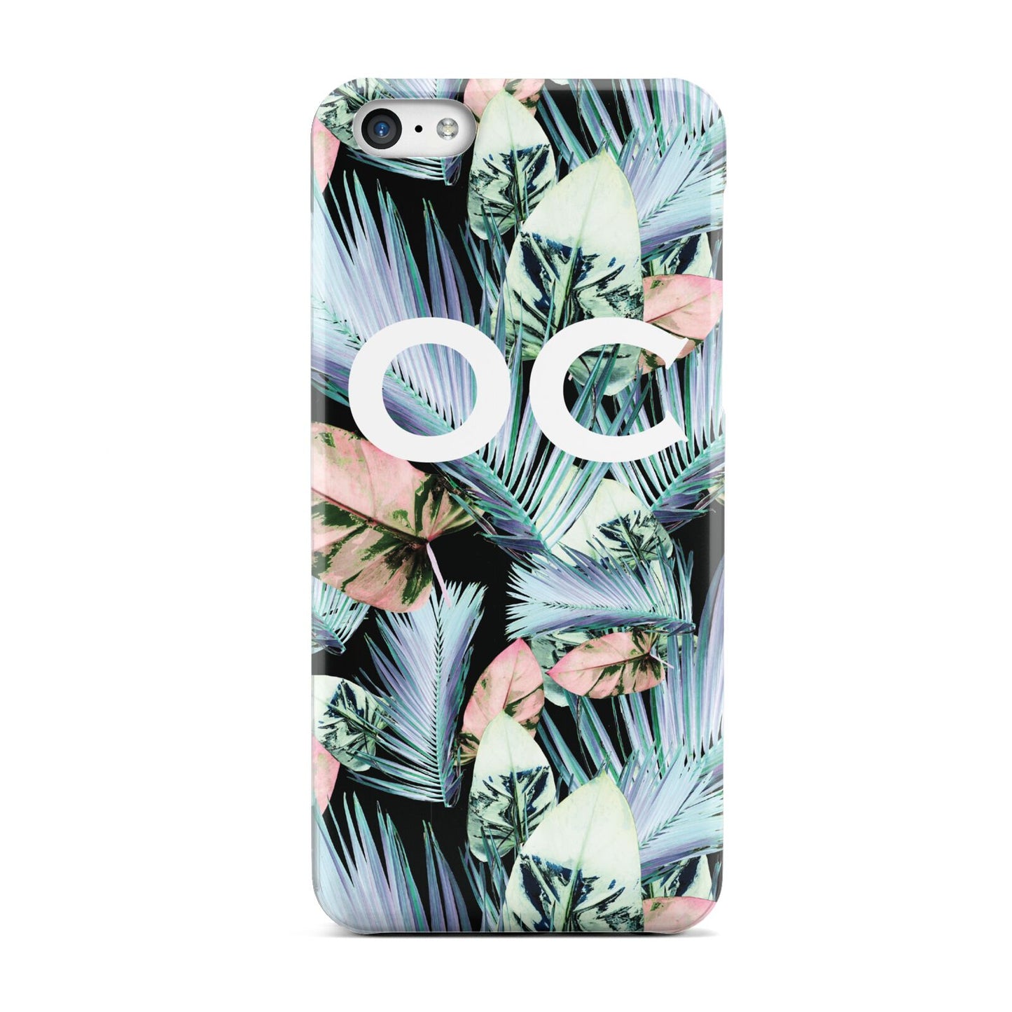 Personalised Abstract Tropical Leaves Apple iPhone 5c Case