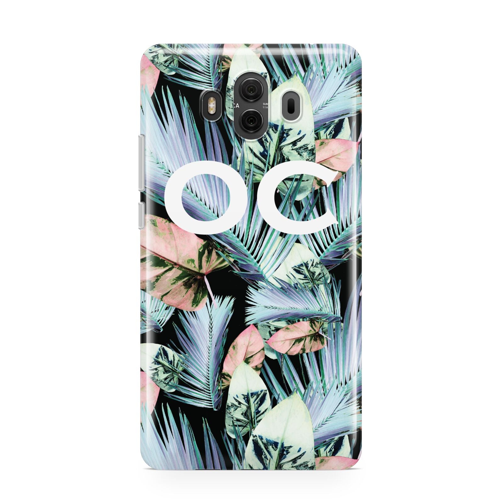 Personalised Abstract Tropical Leaves Huawei Mate 10 Protective Phone Case