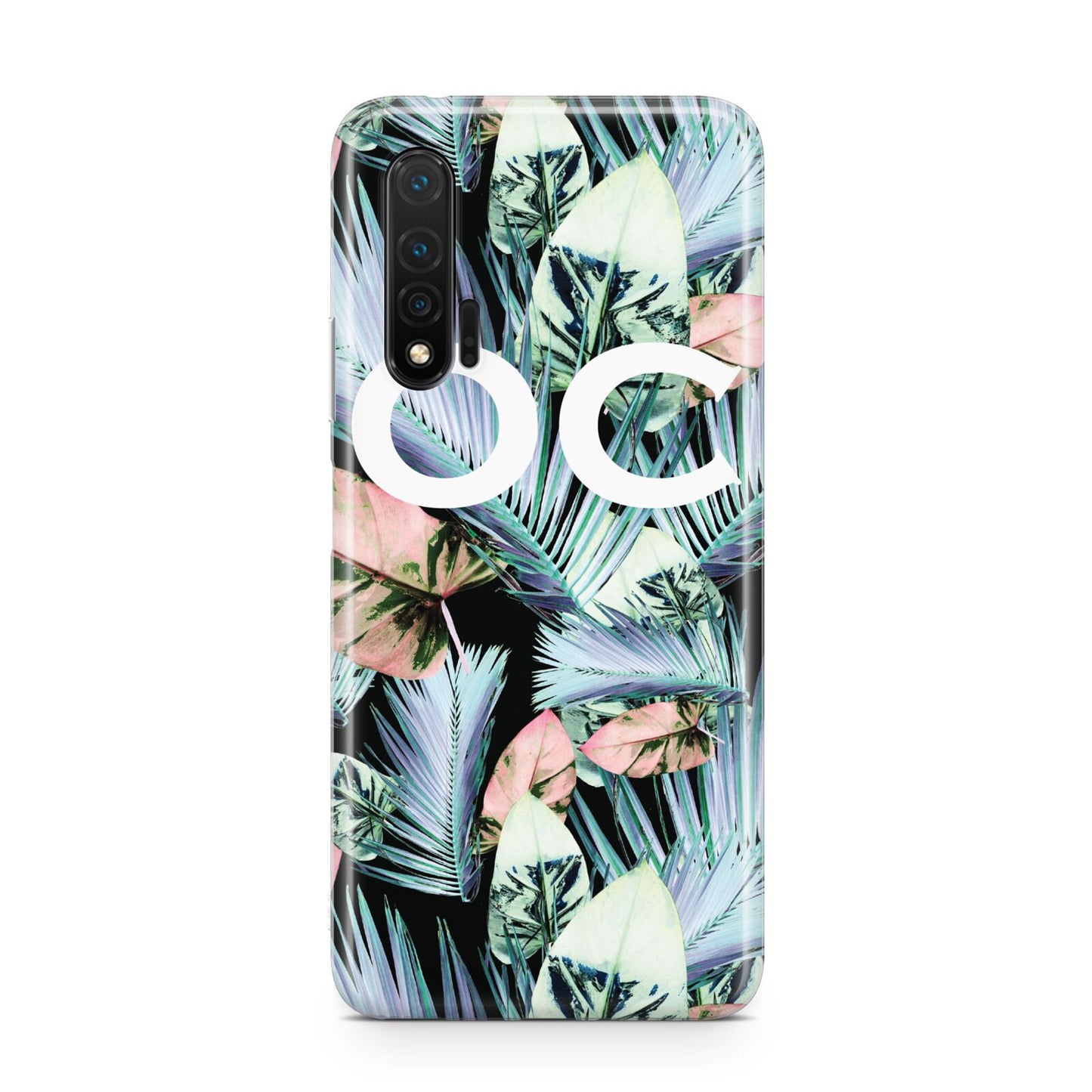 Personalised Abstract Tropical Leaves Huawei Nova 6 Phone Case