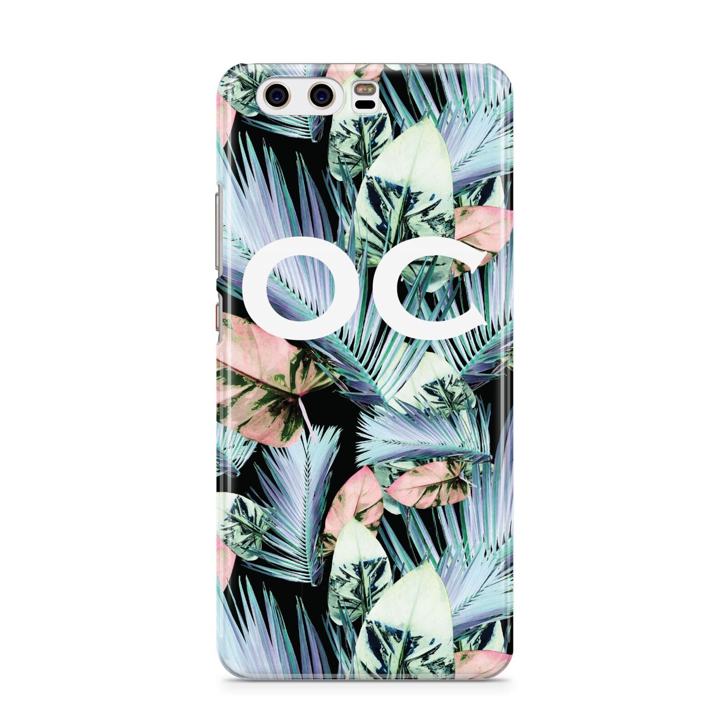 Personalised Abstract Tropical Leaves Huawei P10 Phone Case