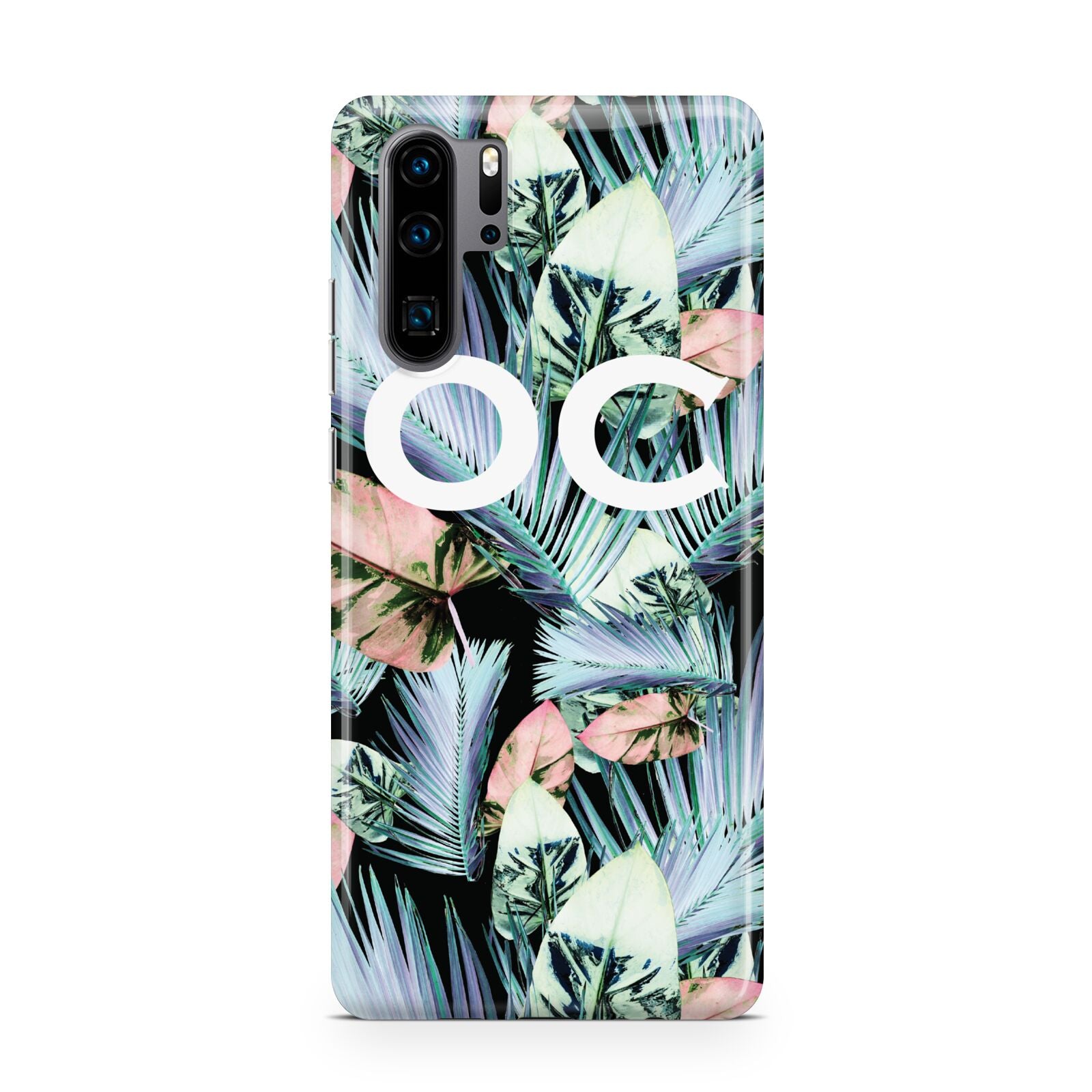 Personalised Abstract Tropical Leaves Huawei P30 Pro Phone Case