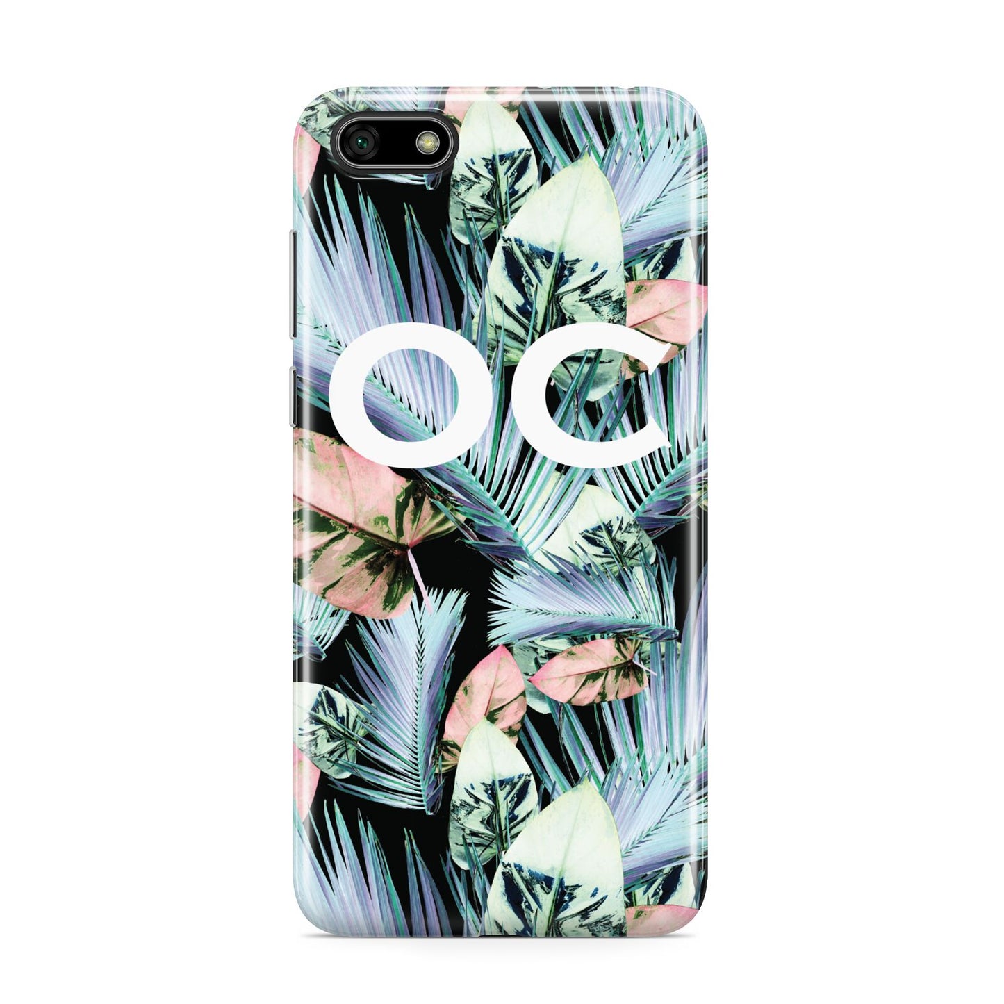 Personalised Abstract Tropical Leaves Huawei Y5 Prime 2018 Phone Case