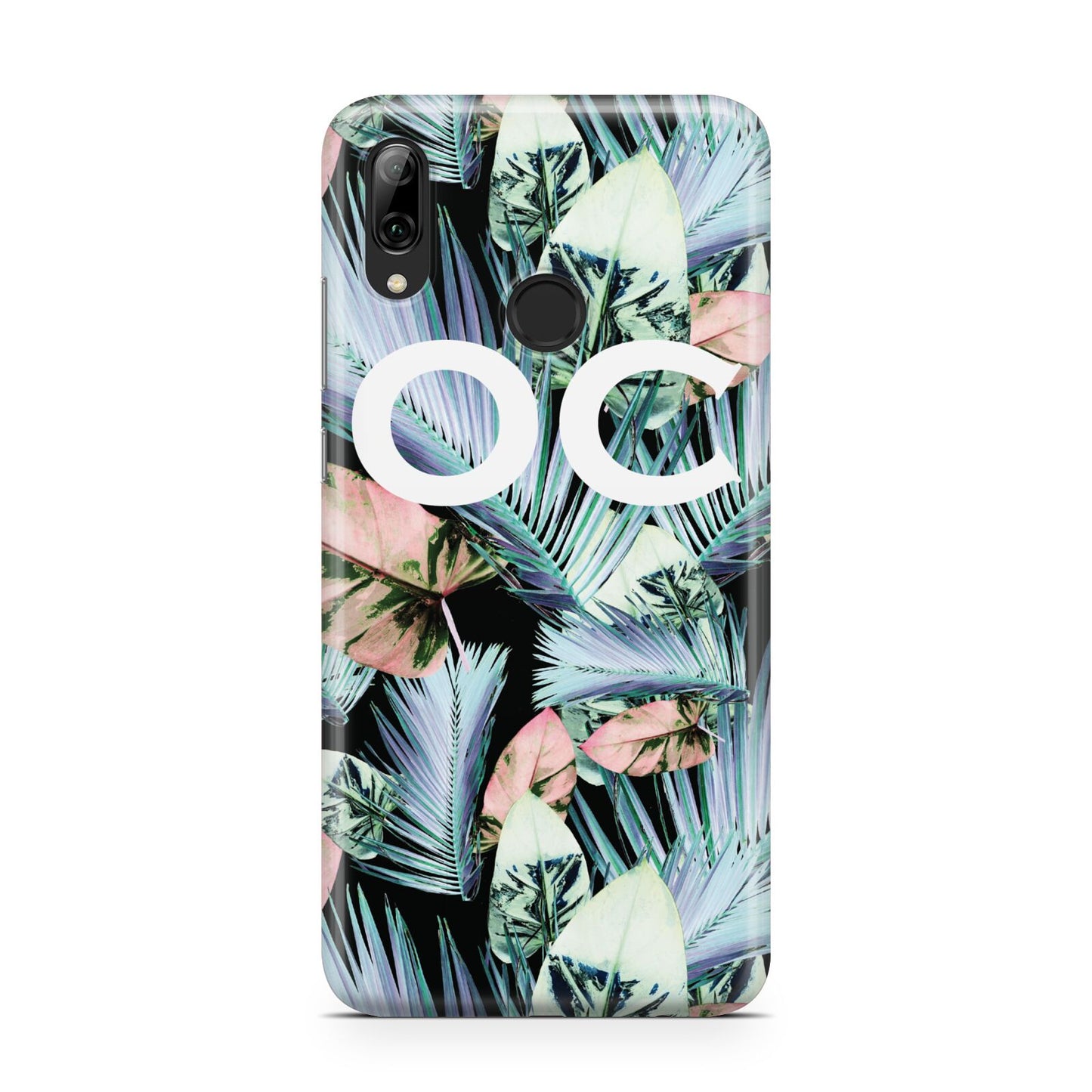 Personalised Abstract Tropical Leaves Huawei Y7 2019