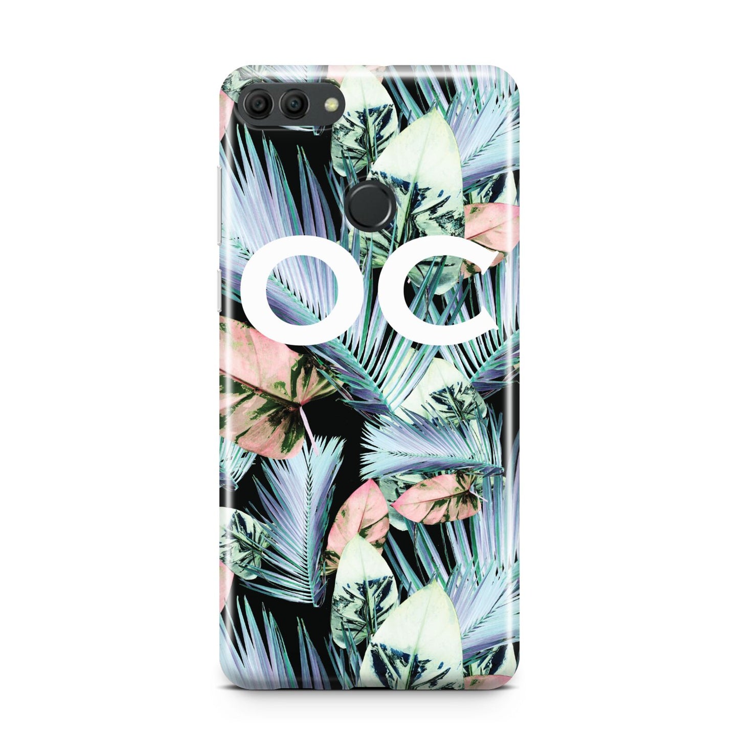 Personalised Abstract Tropical Leaves Huawei Y9 2018