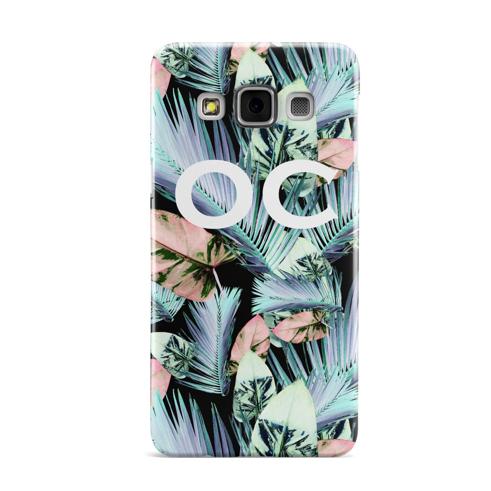 Personalised Abstract Tropical Leaves Samsung Galaxy A3 Case