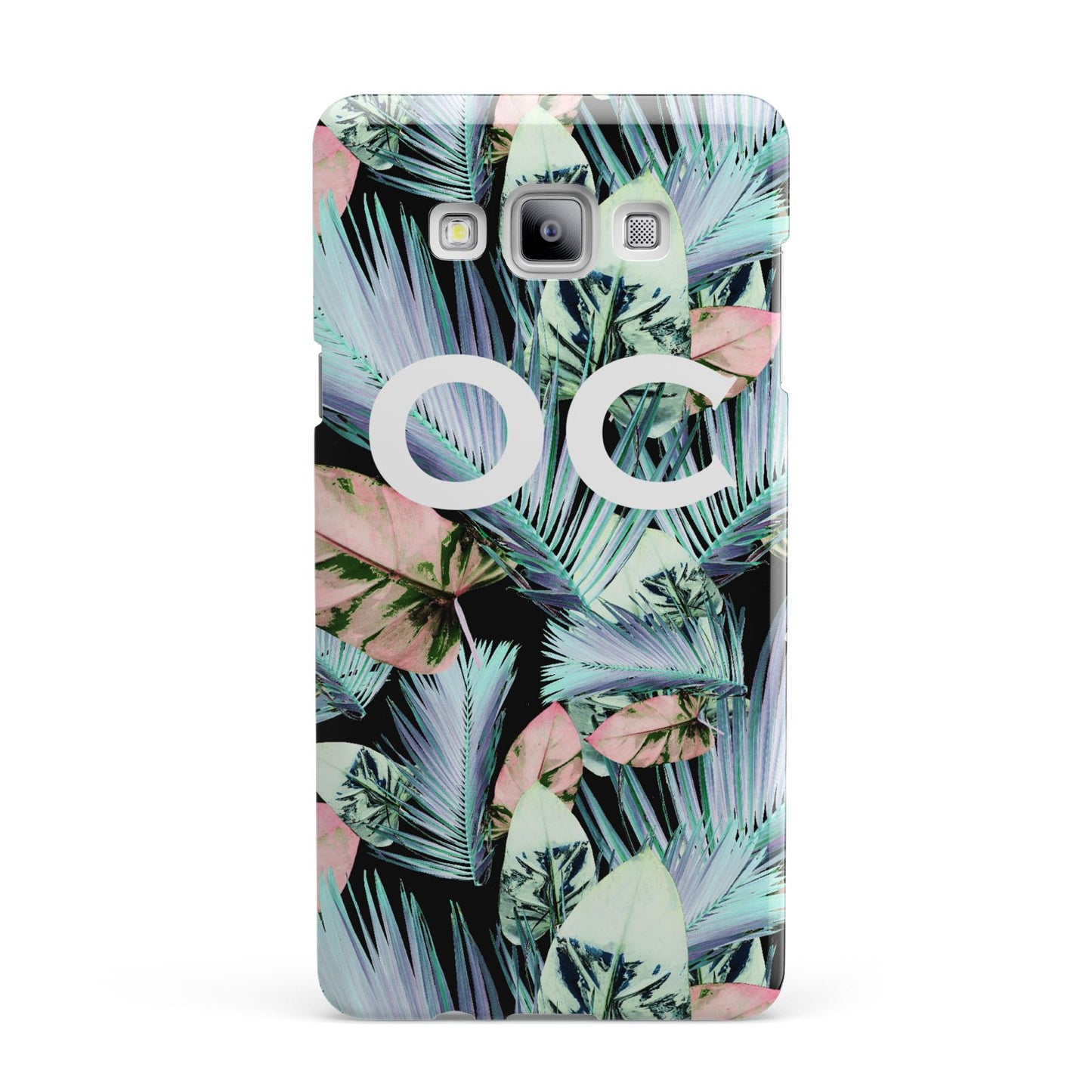 Personalised Abstract Tropical Leaves Samsung Galaxy A7 2015 Case