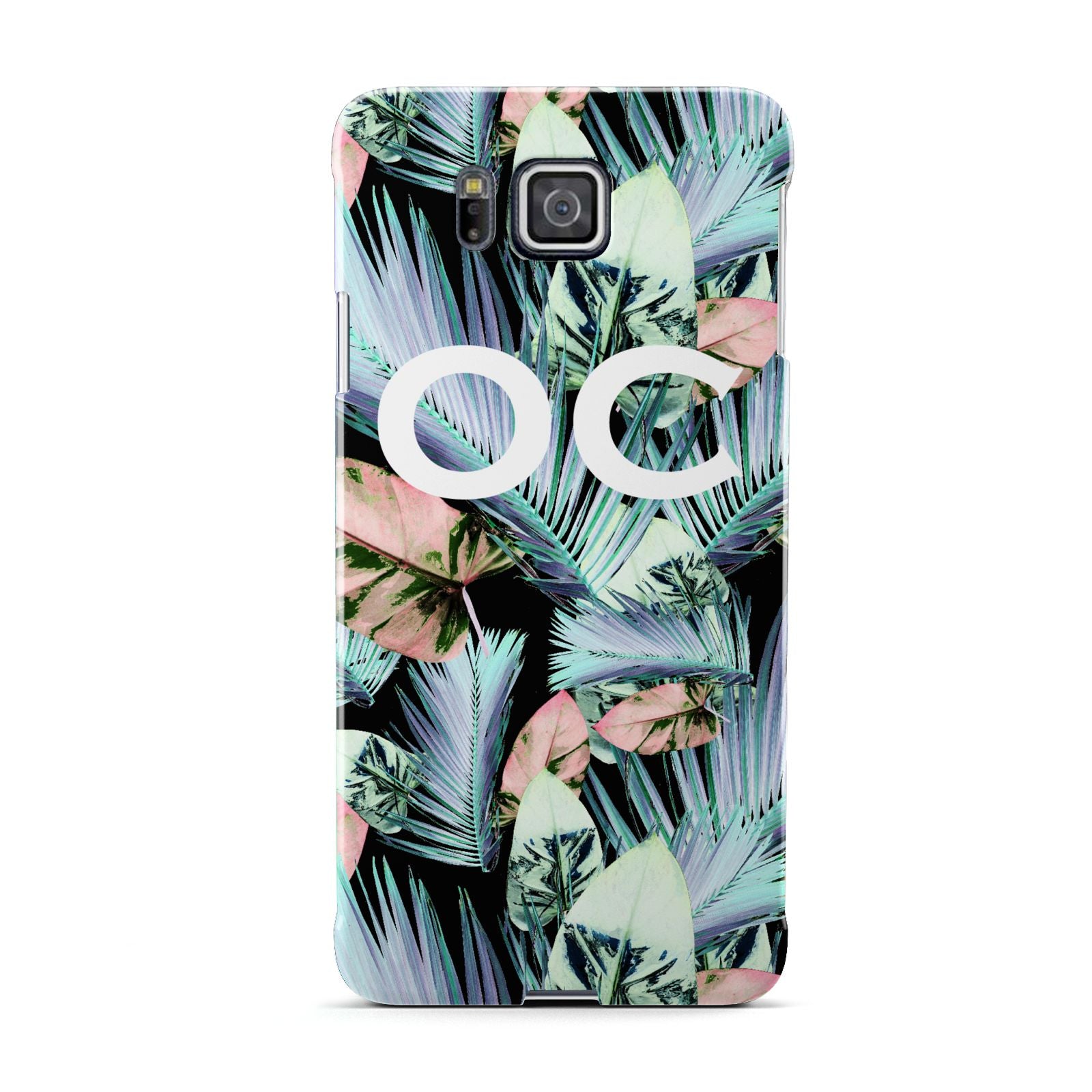 Personalised Abstract Tropical Leaves Samsung Galaxy Alpha Case