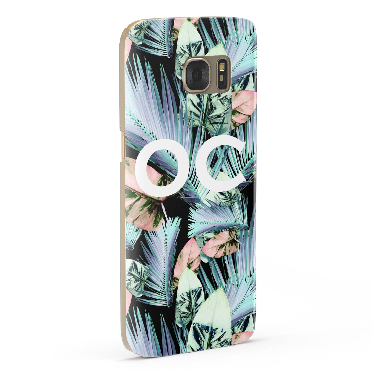 Personalised Abstract Tropical Leaves Samsung Galaxy Case Fourty Five Degrees