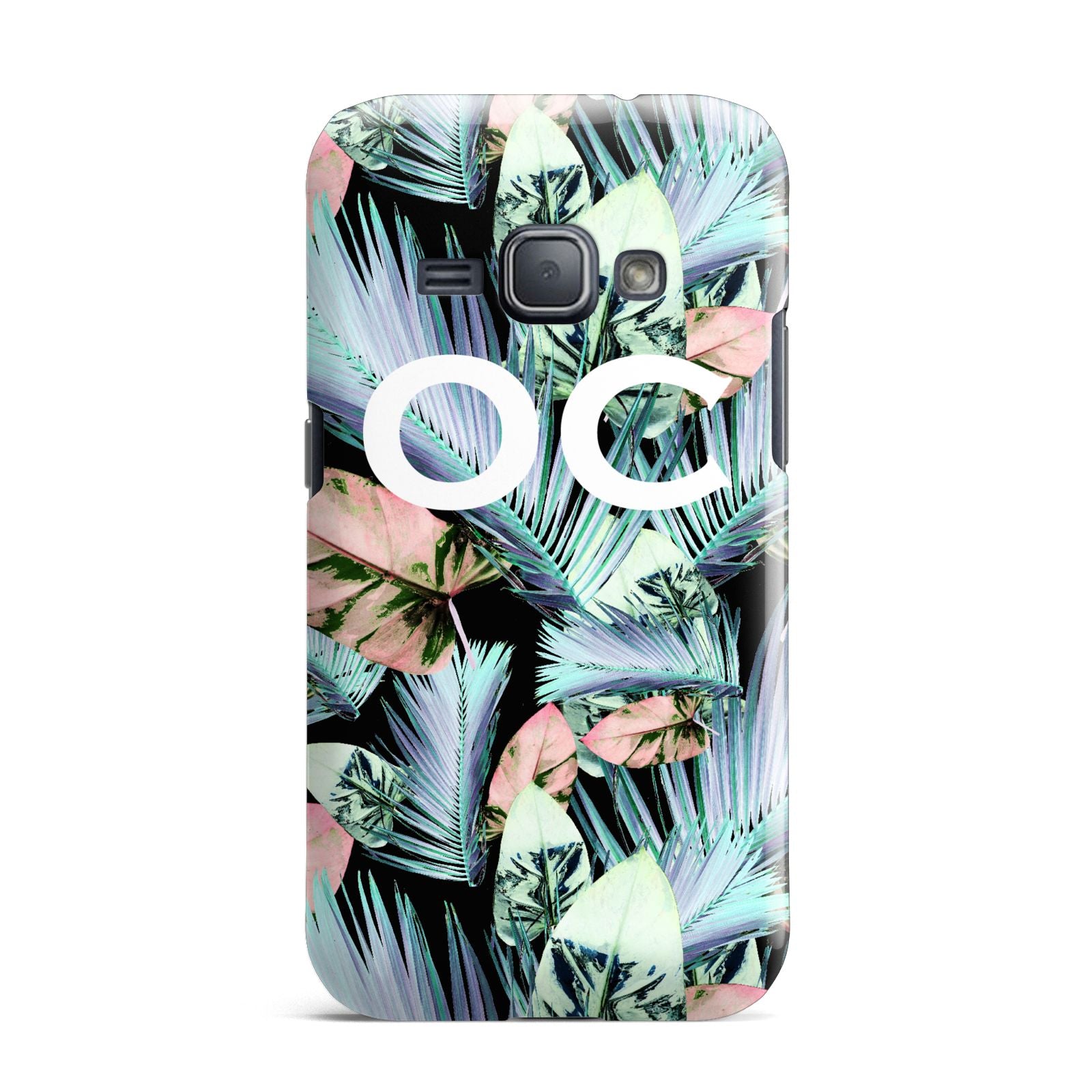 Personalised Abstract Tropical Leaves Samsung Galaxy J1 2016 Case