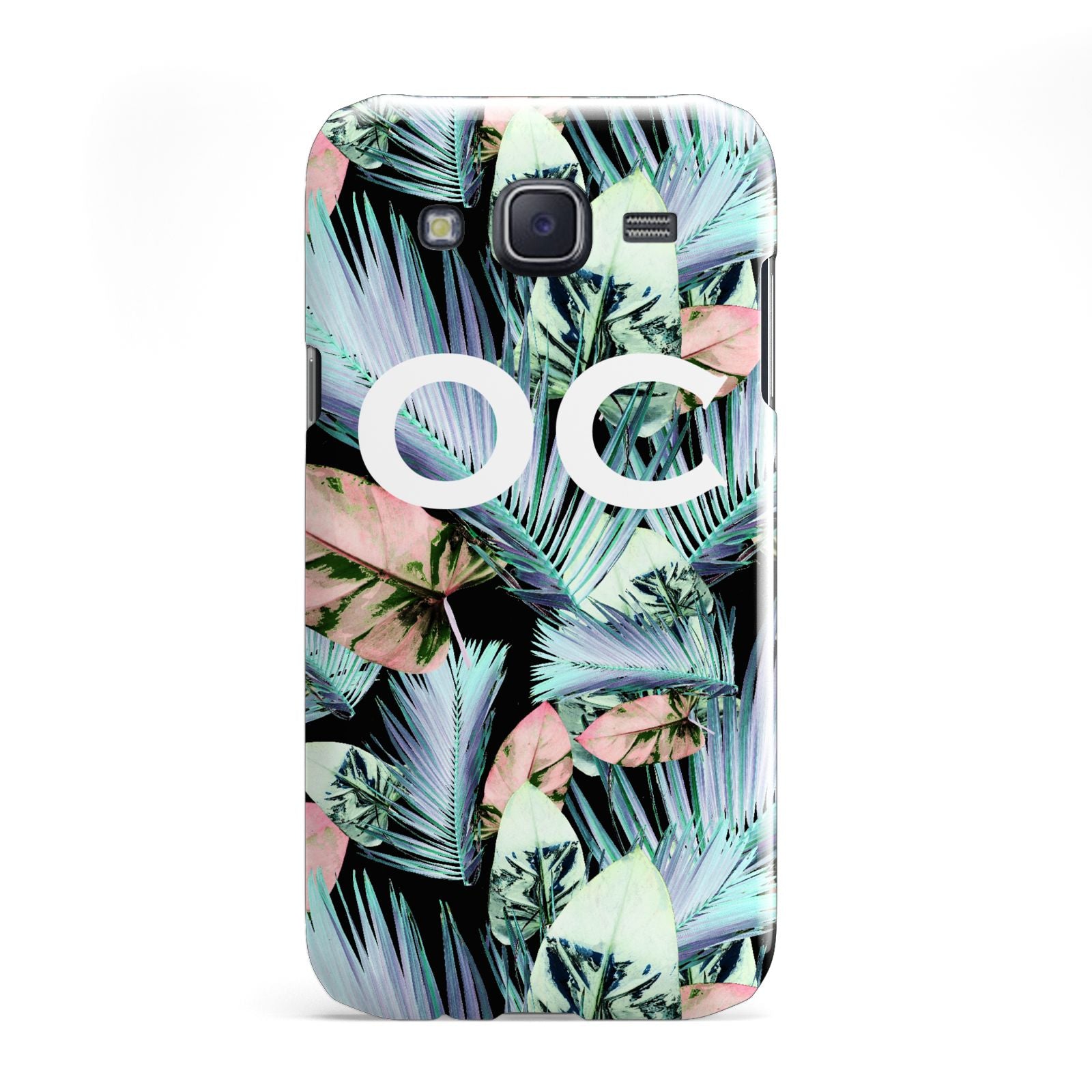 Personalised Abstract Tropical Leaves Samsung Galaxy J5 Case