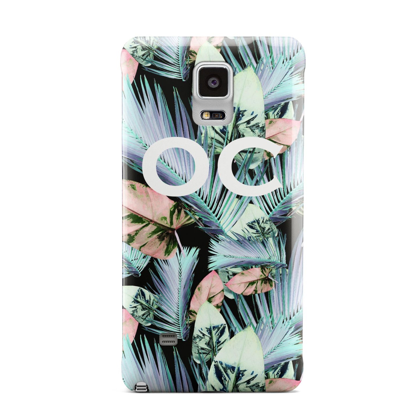 Personalised Abstract Tropical Leaves Samsung Galaxy Note 4 Case