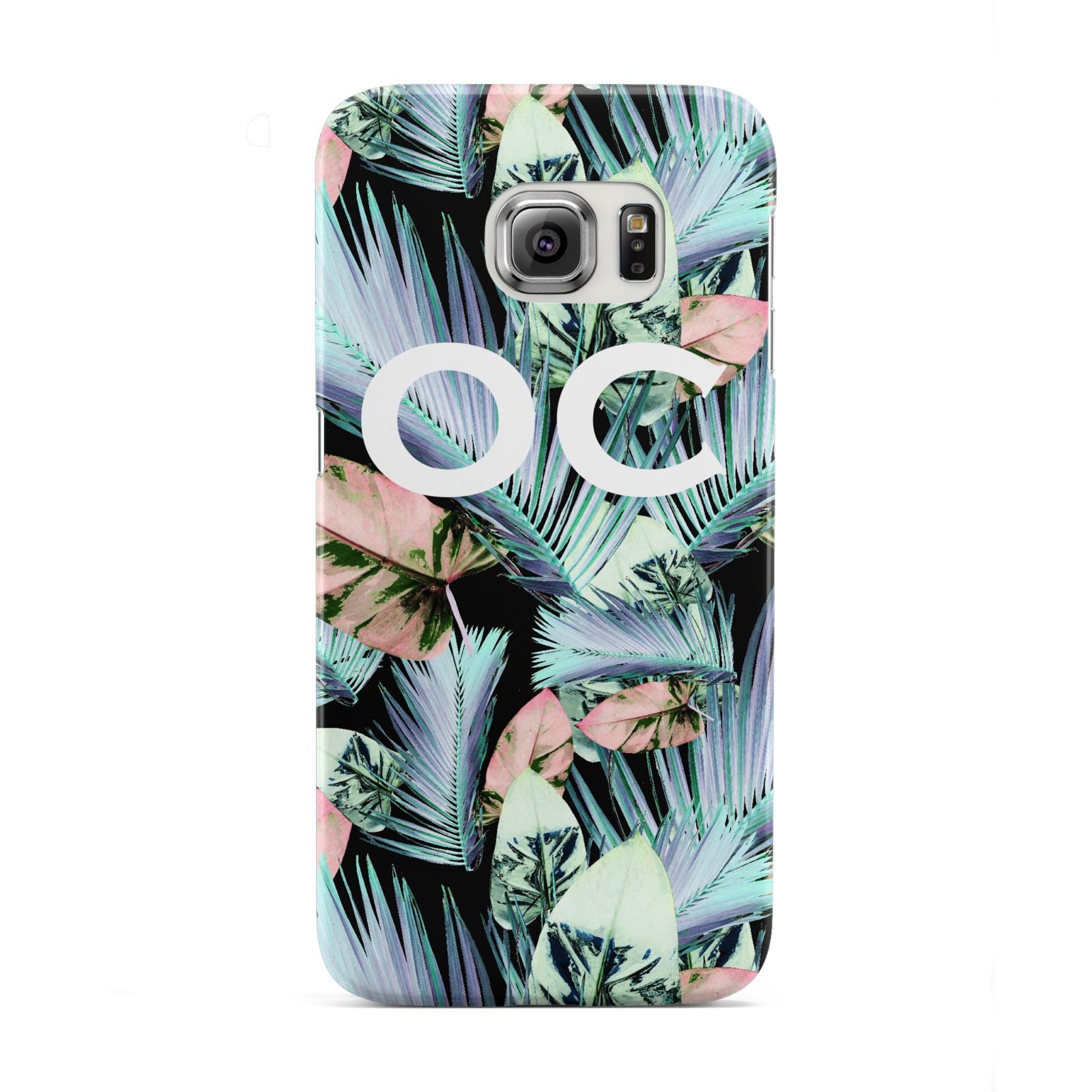 Personalised Abstract Tropical Leaves Samsung Galaxy S6 Edge Case