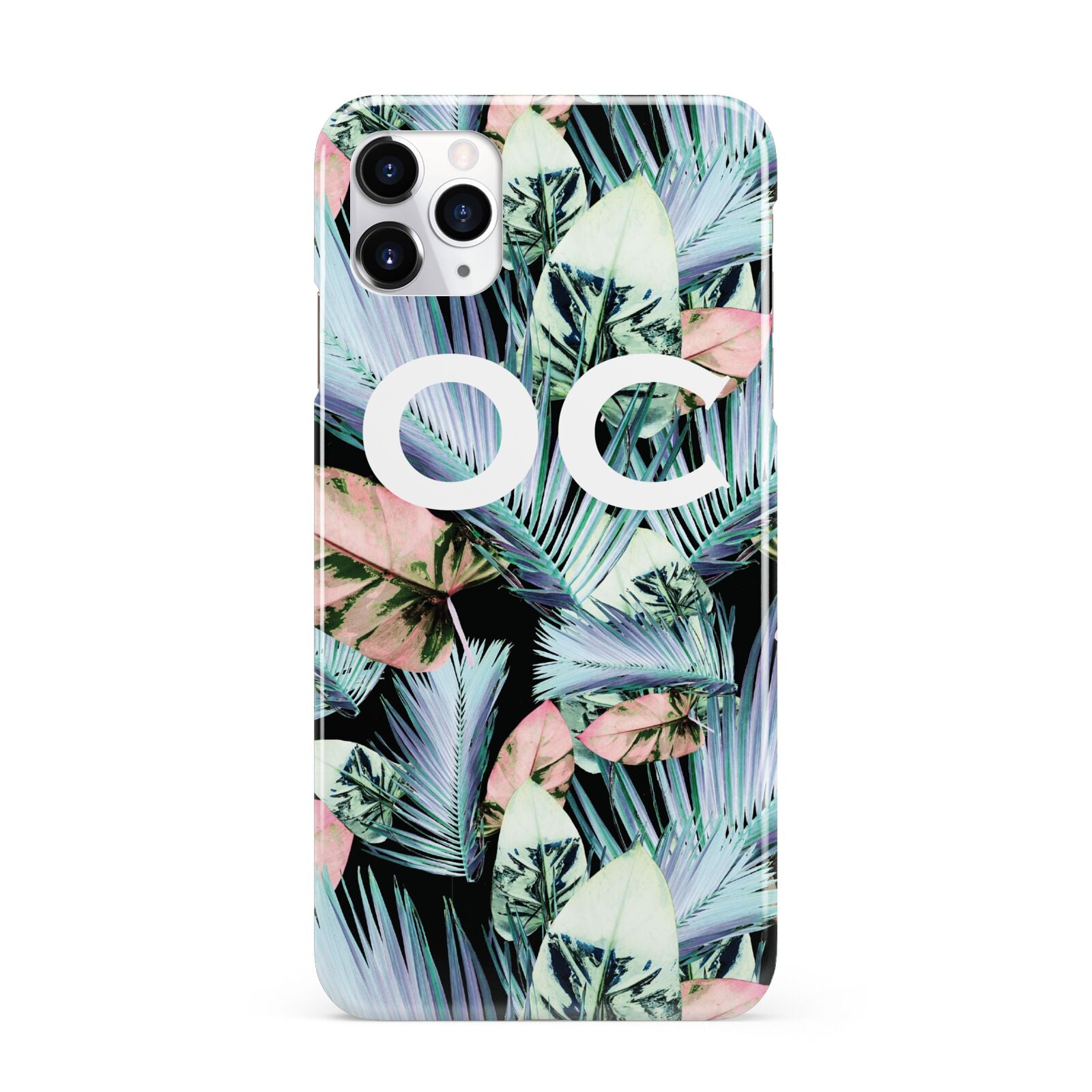 Personalised Abstract Tropical Leaves iPhone 11 Pro Max 3D Snap Case