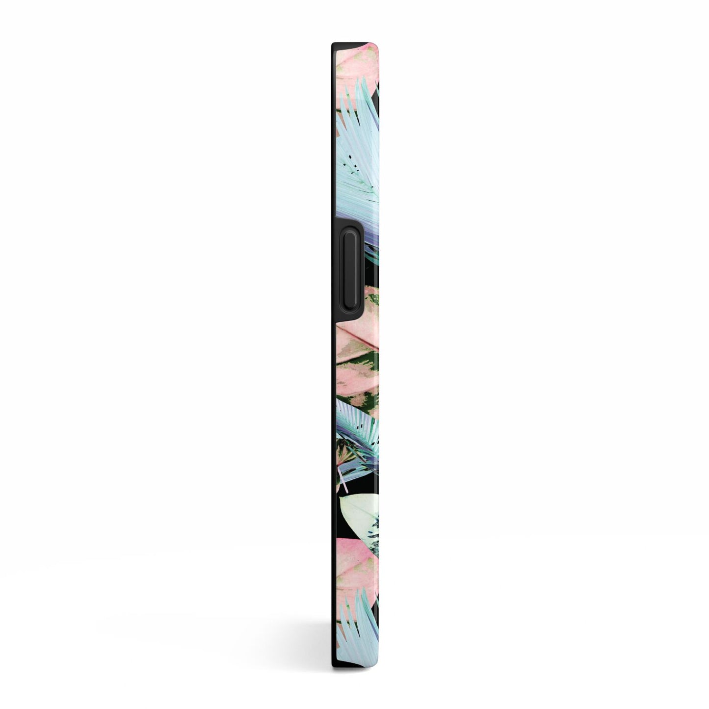 Personalised Abstract Tropical Leaves iPhone 13 Side Image 3D Tough Case