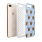Personalised Affenpinscher Blue Apple iPhone 7 8 Plus 3D Tough Case Expanded View