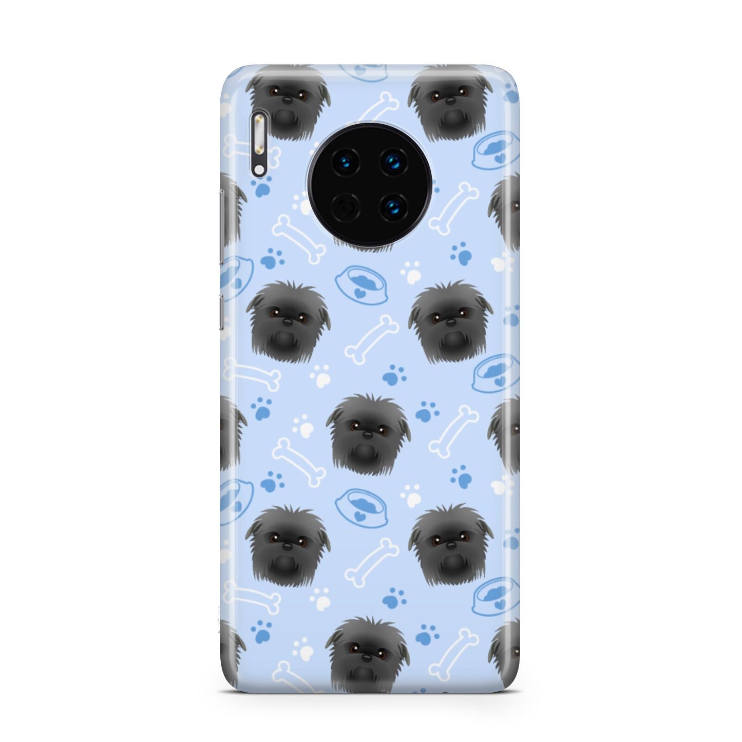 Personalised Affenpinscher Blue Huawei Mate 30