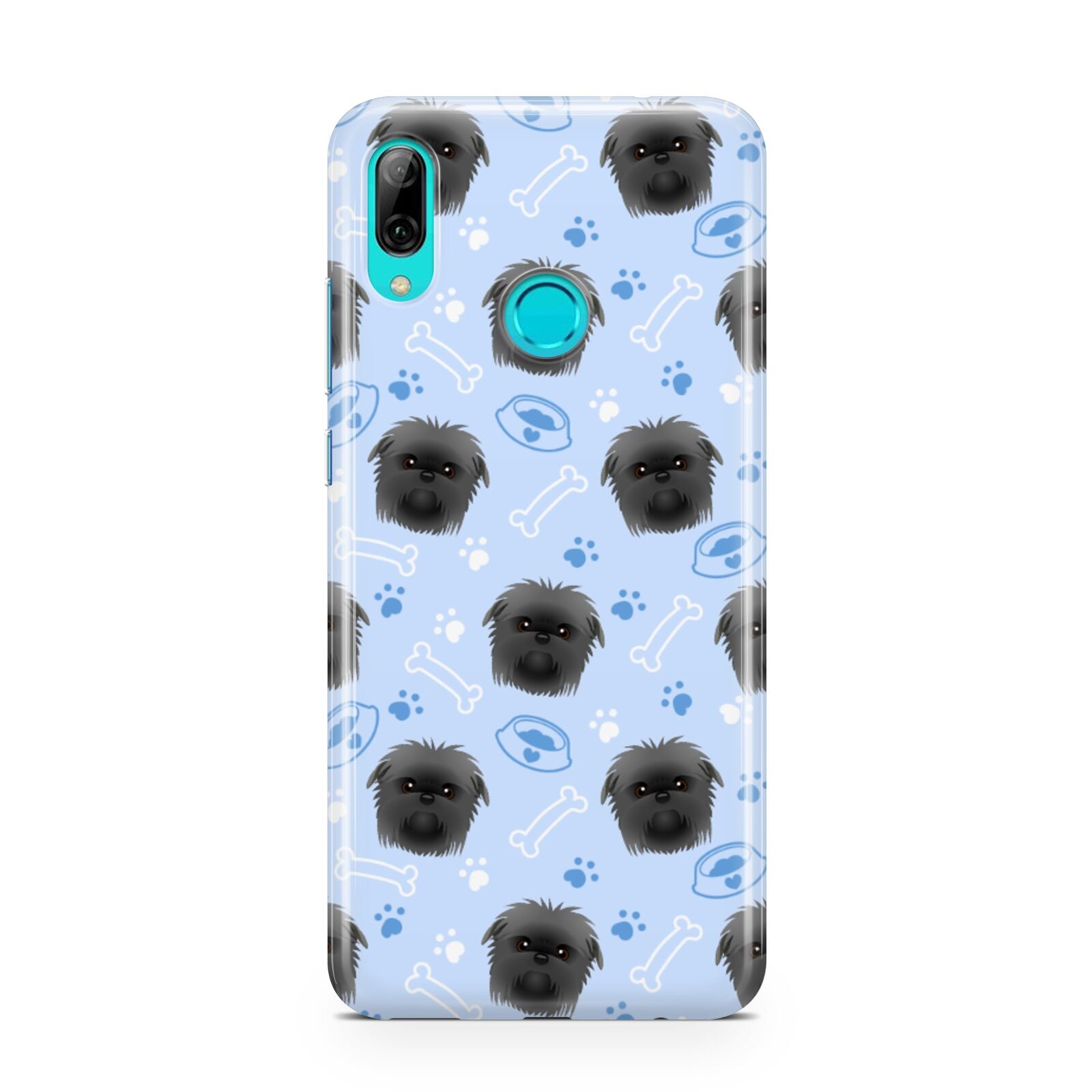 Personalised Affenpinscher Blue Huawei P Smart 2019 Case