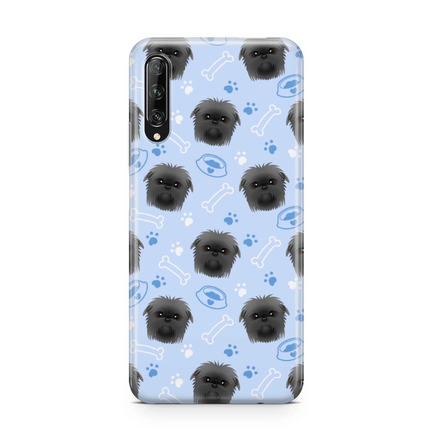 Personalised Affenpinscher Blue Huawei P Smart Pro 2019