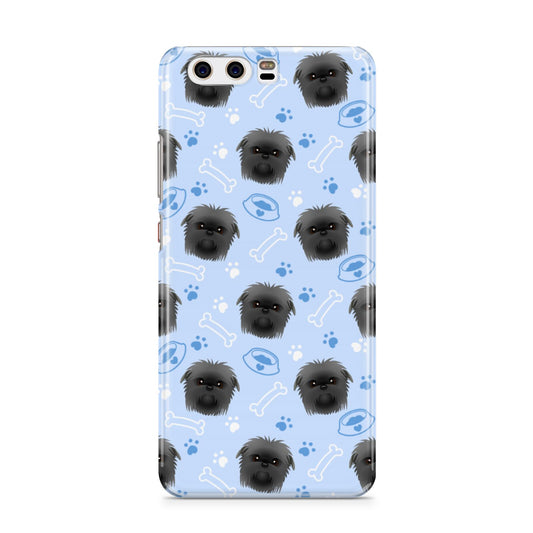 Personalised Affenpinscher Blue Huawei P10 Phone Case