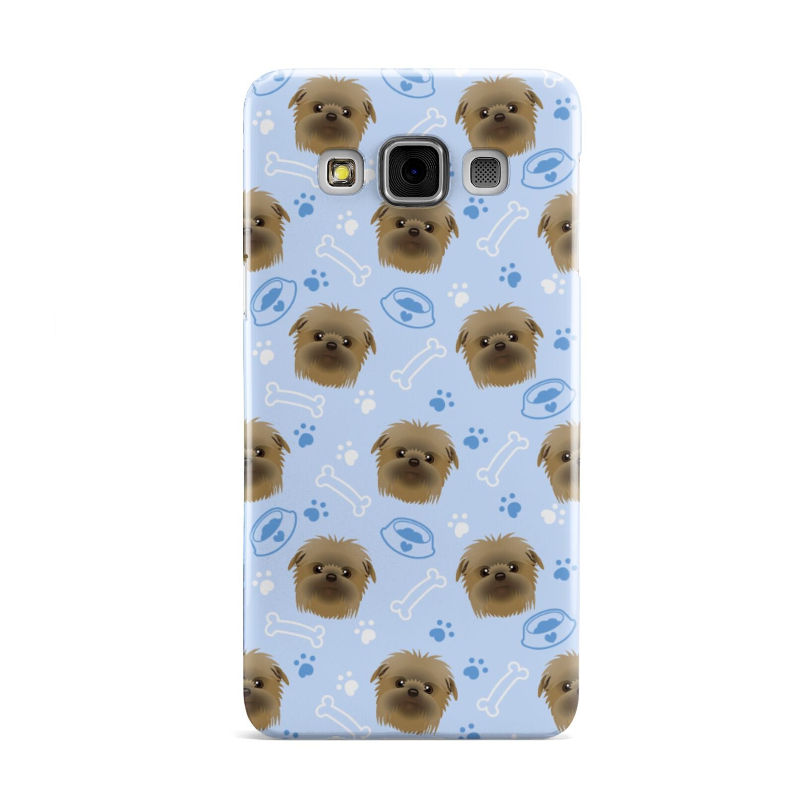 Personalised Affenpinscher Blue Samsung Galaxy A3 Case