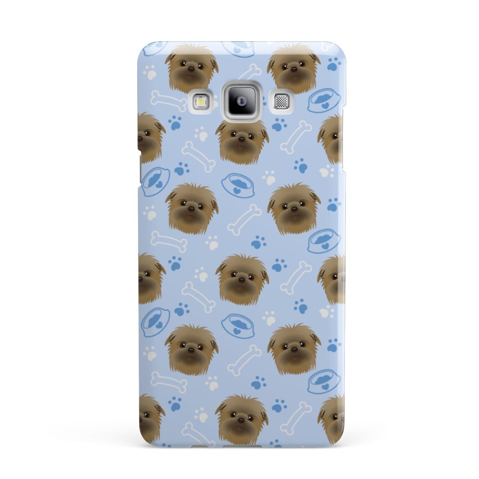 Personalised Affenpinscher Blue Samsung Galaxy A7 2015 Case