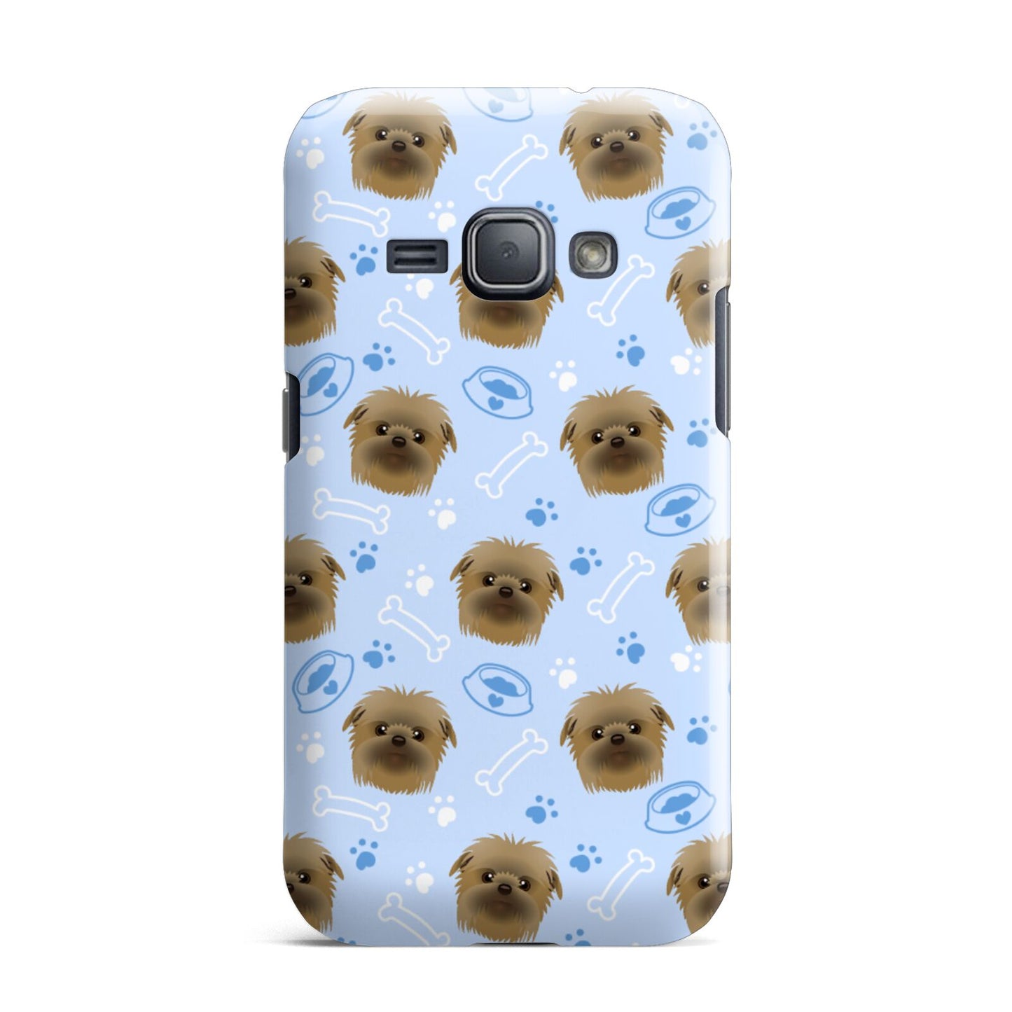 Personalised Affenpinscher Blue Samsung Galaxy J1 2016 Case