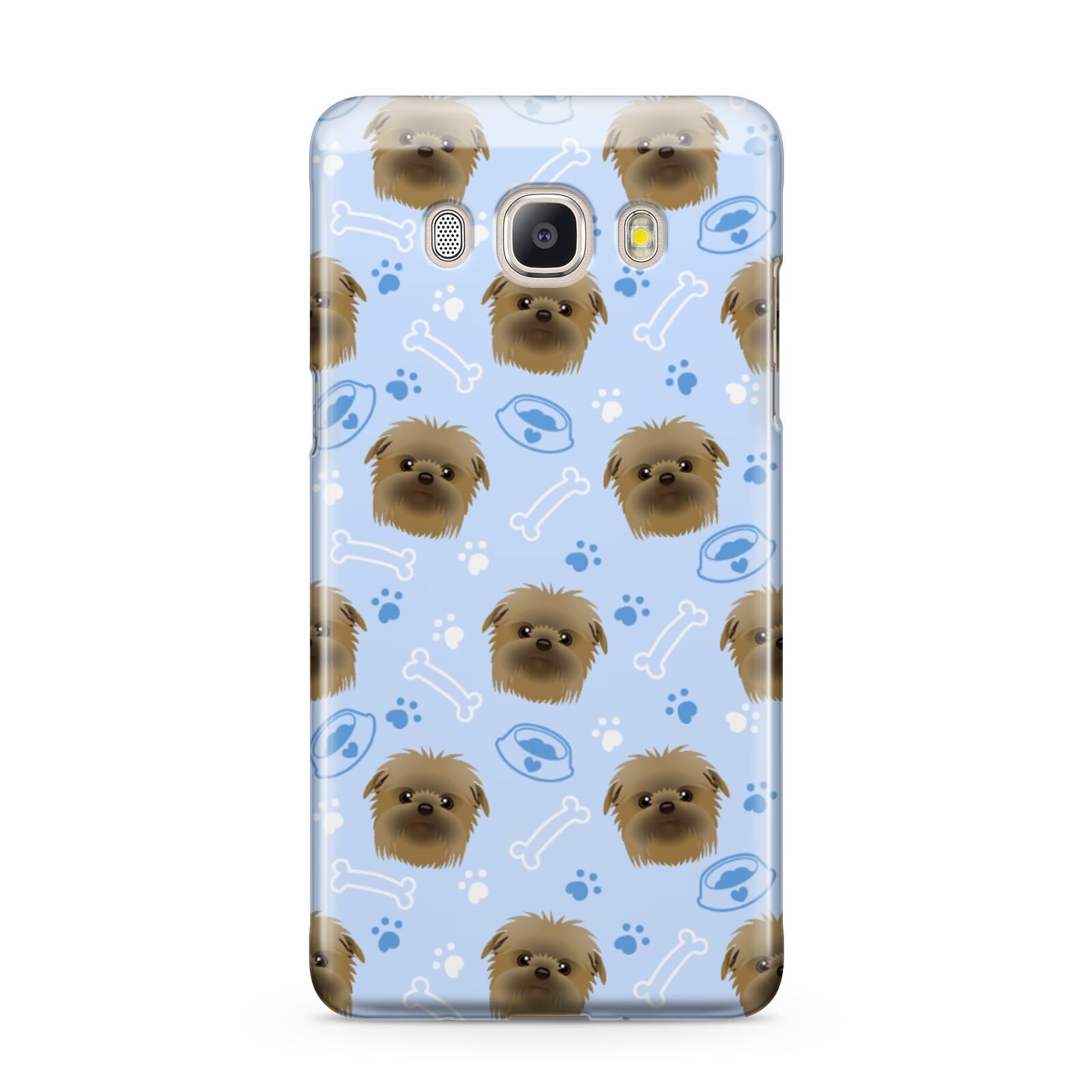 Personalised Affenpinscher Blue Samsung Galaxy J5 2016 Case