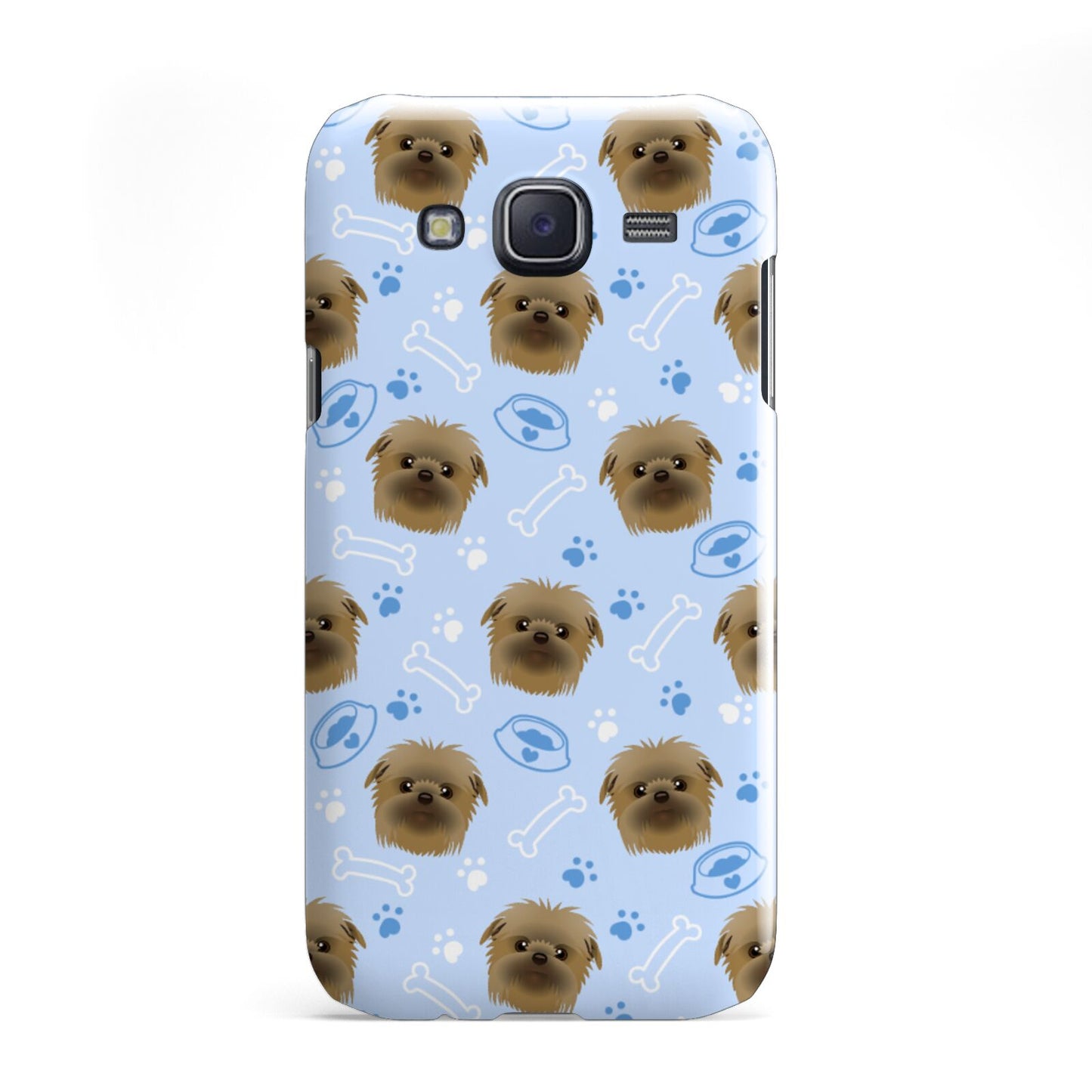 Personalised Affenpinscher Blue Samsung Galaxy J5 Case