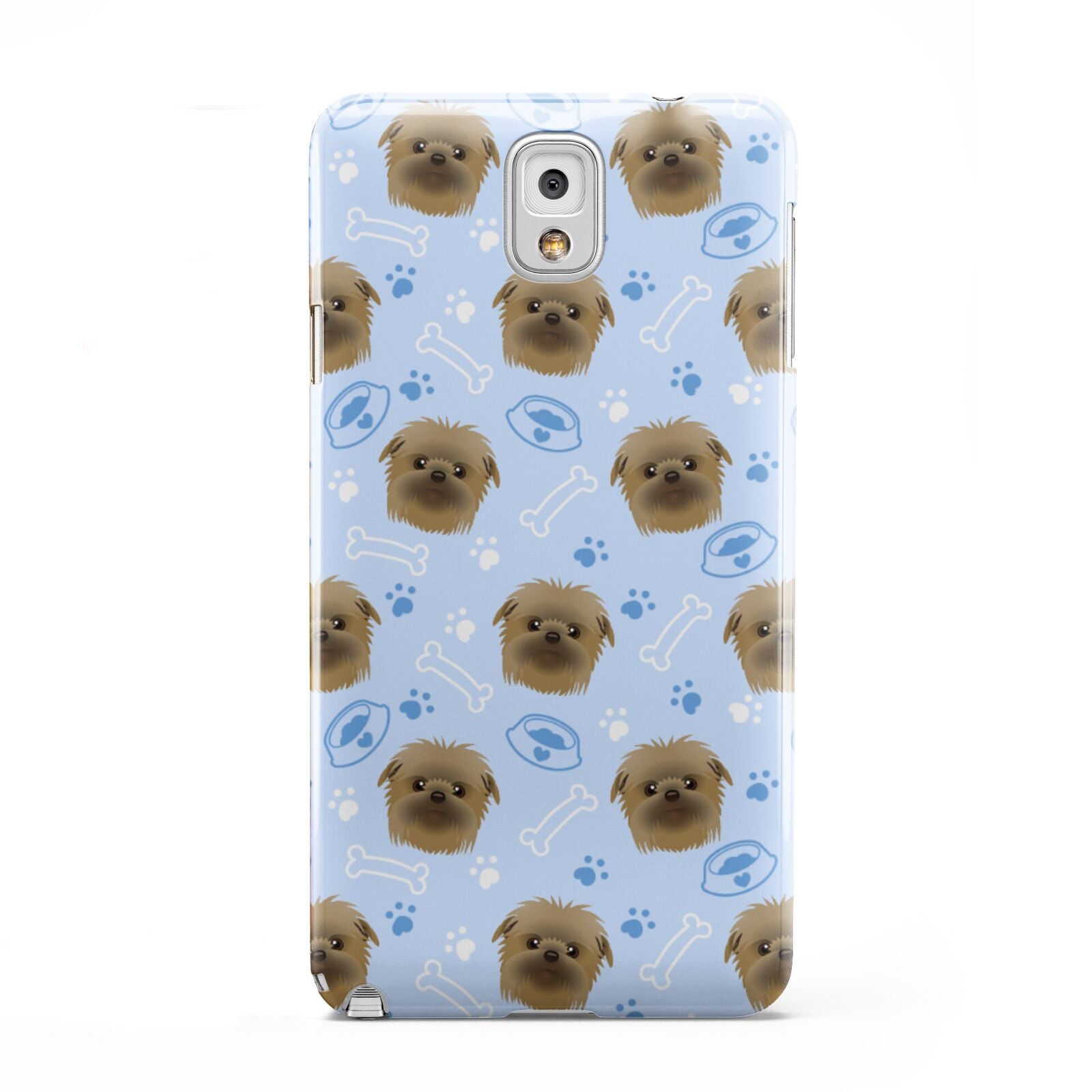 Personalised Affenpinscher Blue Samsung Galaxy Note 3 Case