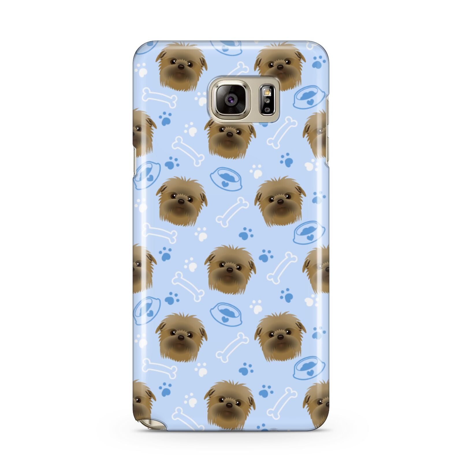 Personalised Affenpinscher Blue Samsung Galaxy Note 5 Case