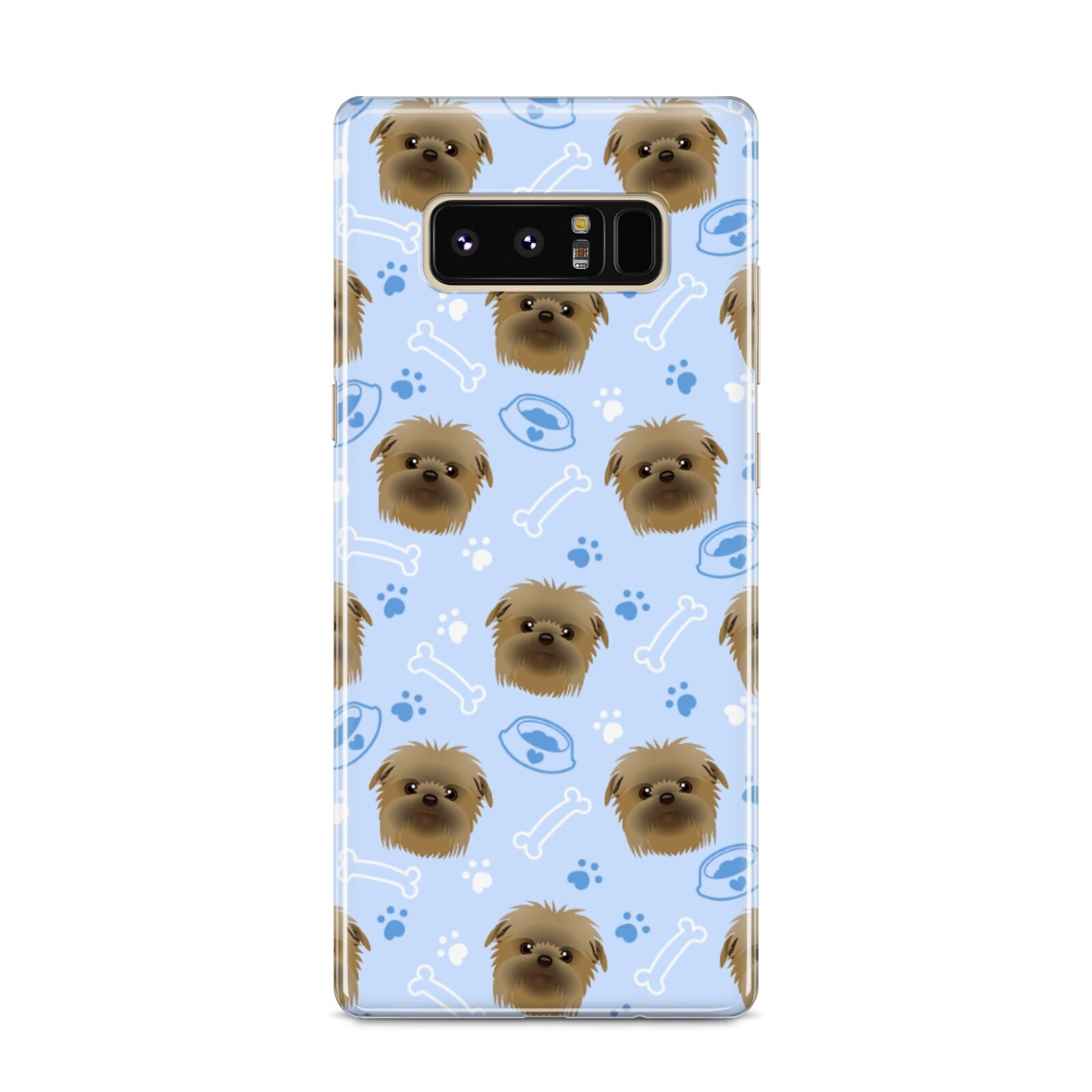 Personalised Affenpinscher Blue Samsung Galaxy S8 Case