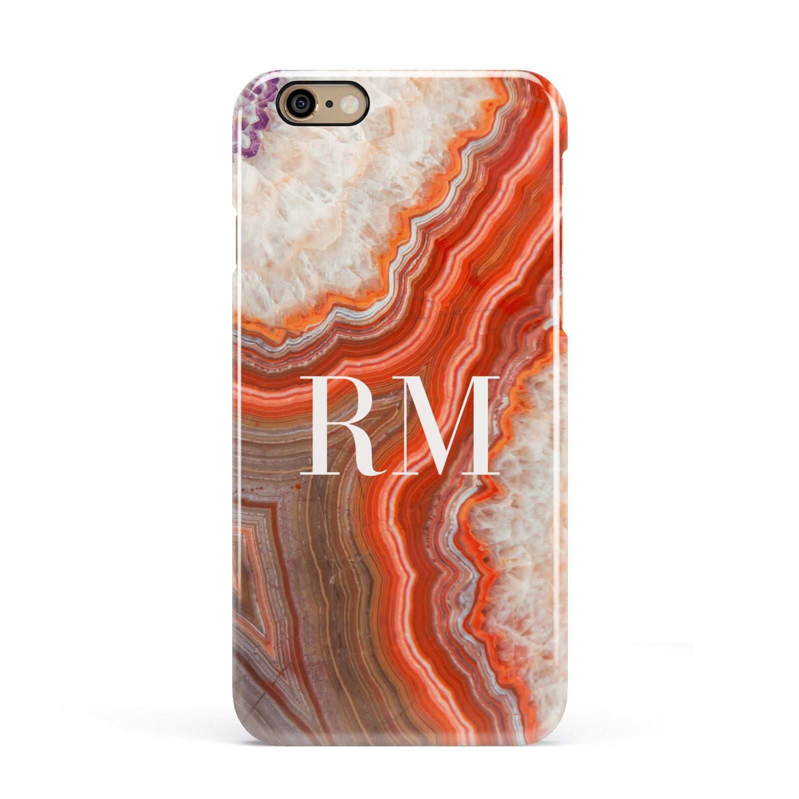Personalised Agate Apple iPhone 6 3D Snap Case