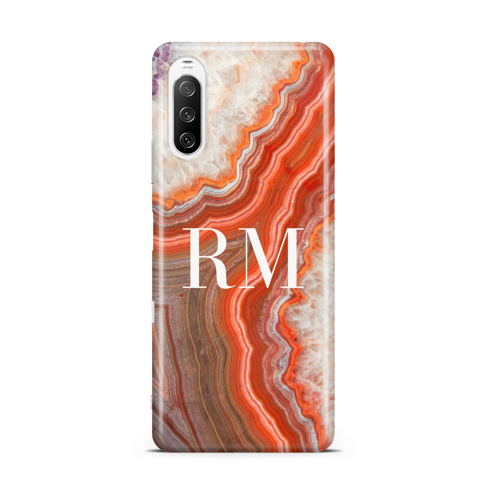 Personalised Agate Sony Xperia 10 III Case