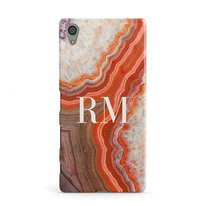 Personalised Agate Sony Xperia Case