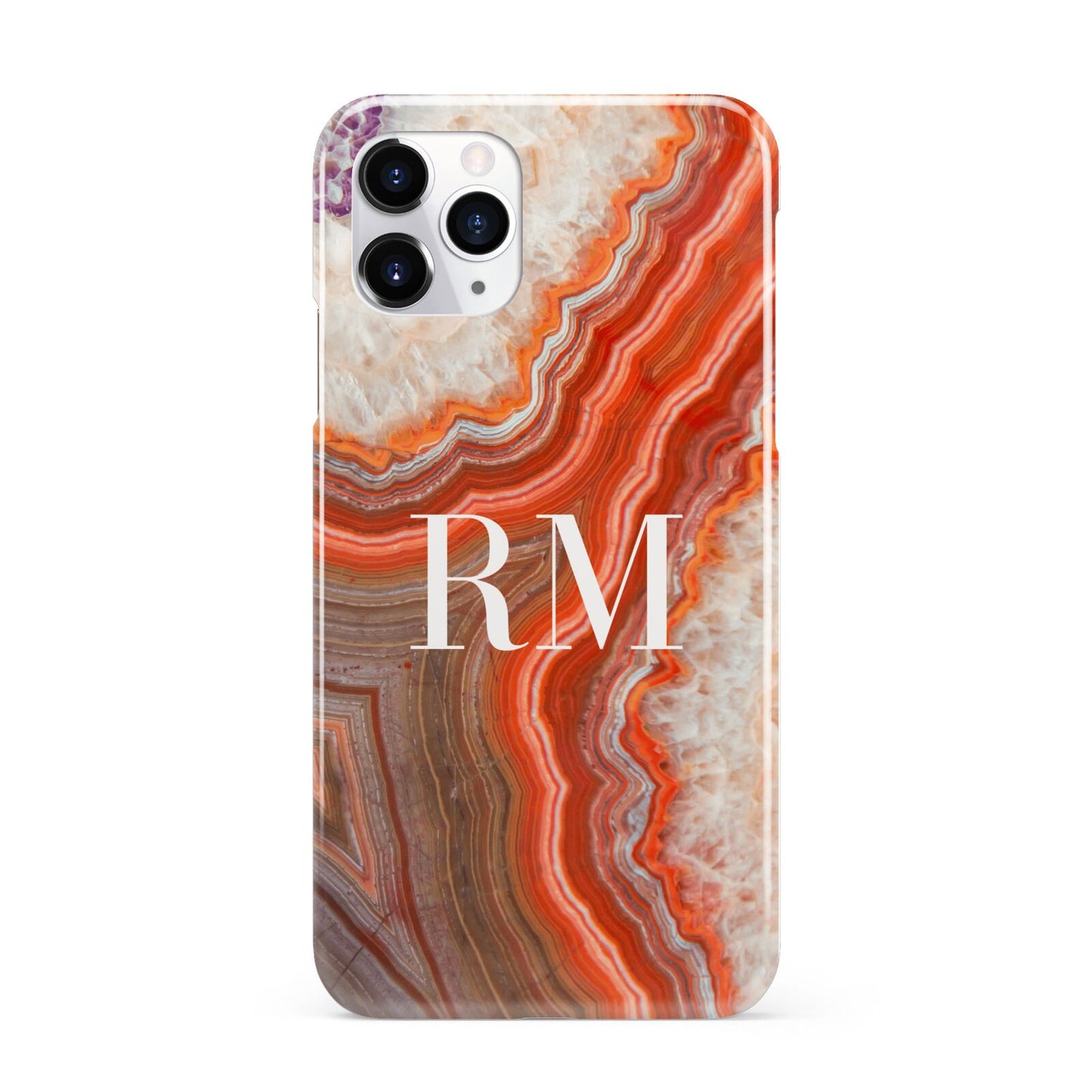 Personalised Agate iPhone 11 Pro 3D Snap Case