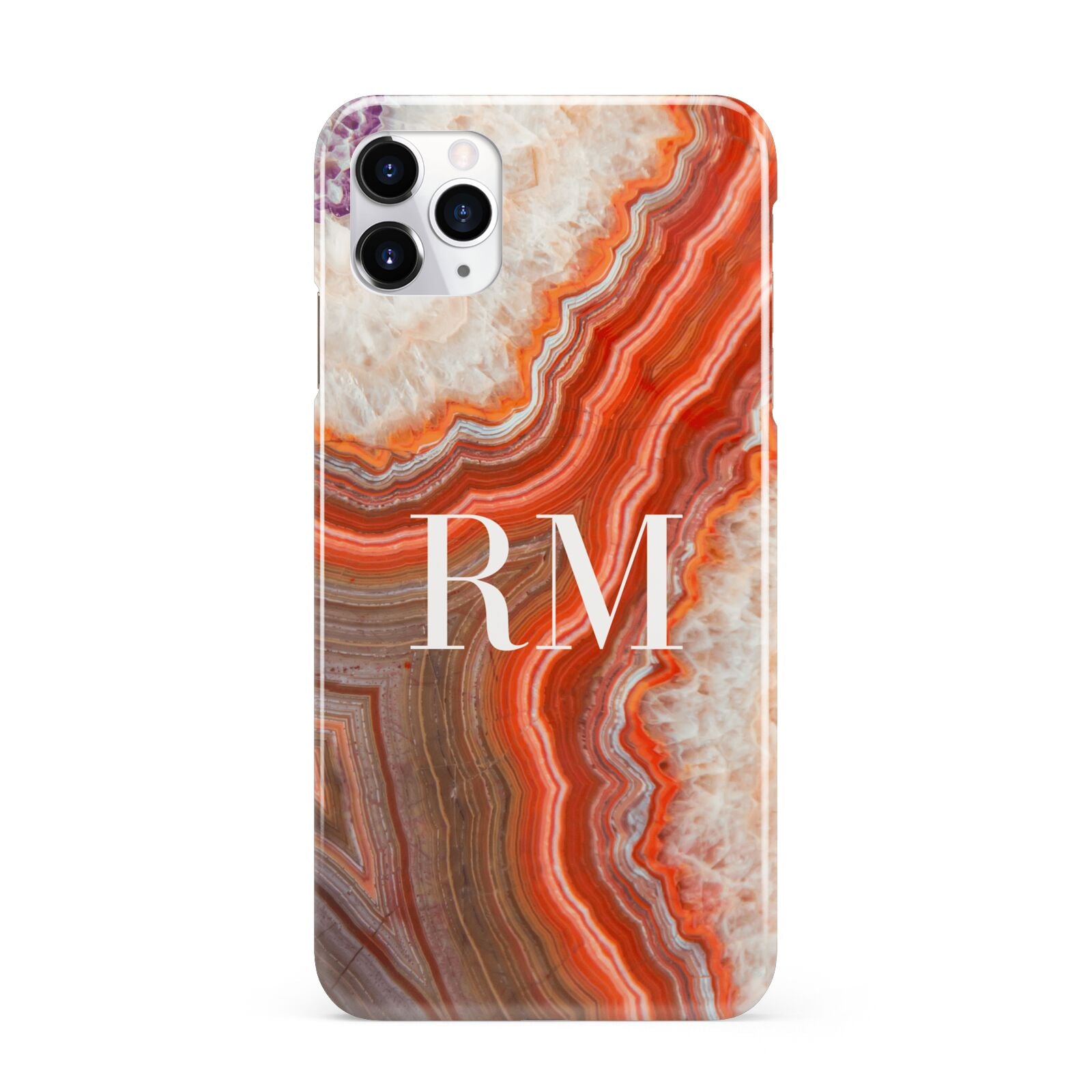 Personalised Agate iPhone 11 Pro Max 3D Snap Case