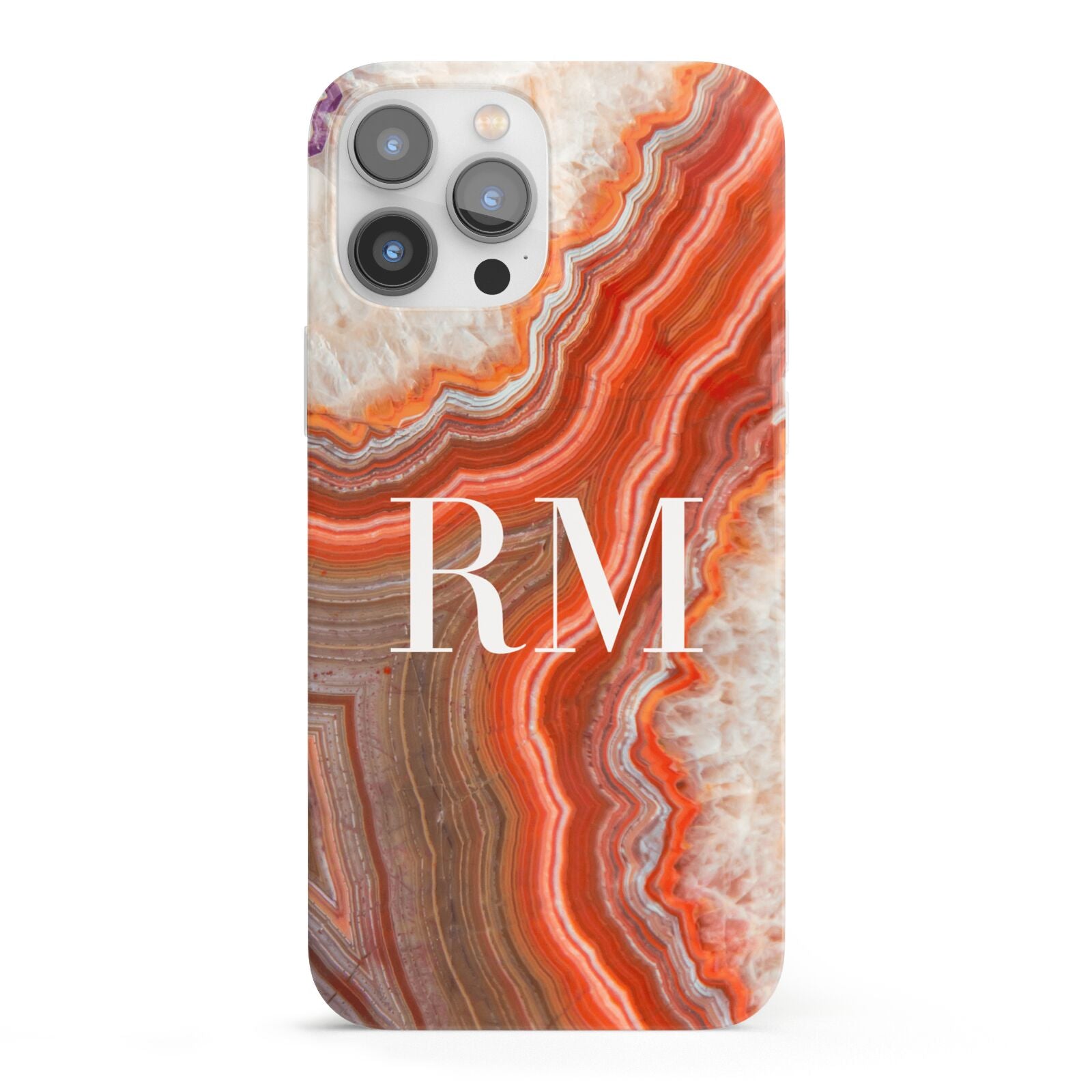 Personalised Agate iPhone 13 Pro Max Full Wrap 3D Snap Case