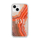 Personalised Agate iPhone 14 Clear Tough Case Starlight