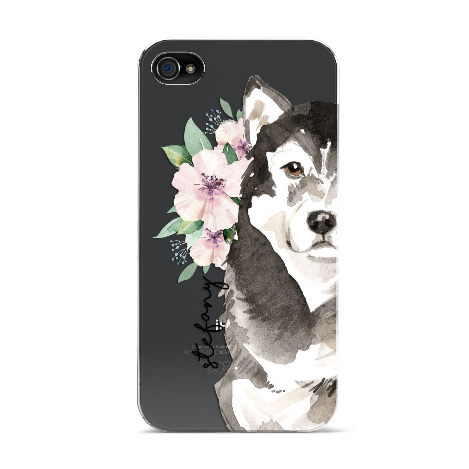 Personalised Alaskan Malamute Apple iPhone 4s Case