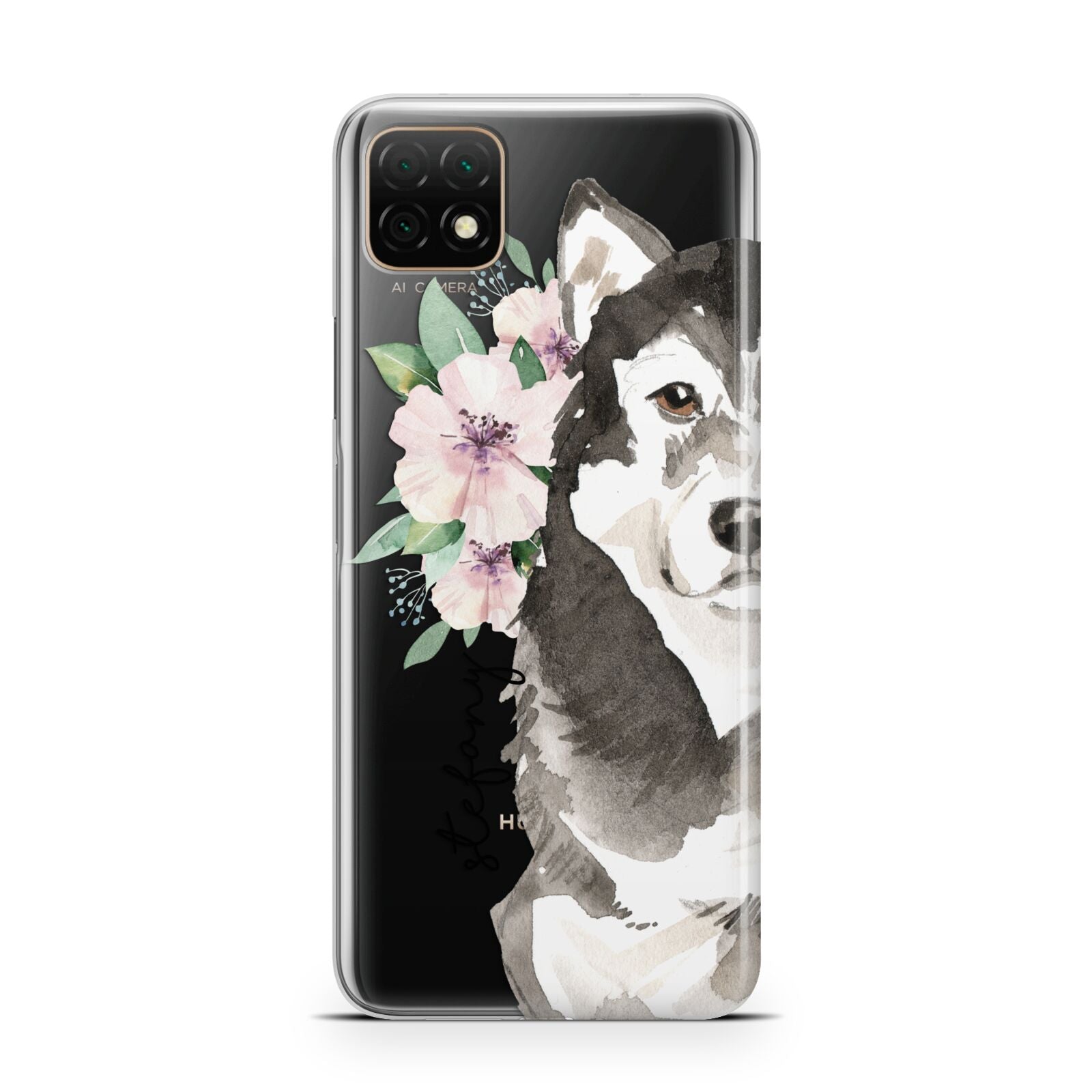 Personalised Alaskan Malamute Huawei Enjoy 20 Phone Case