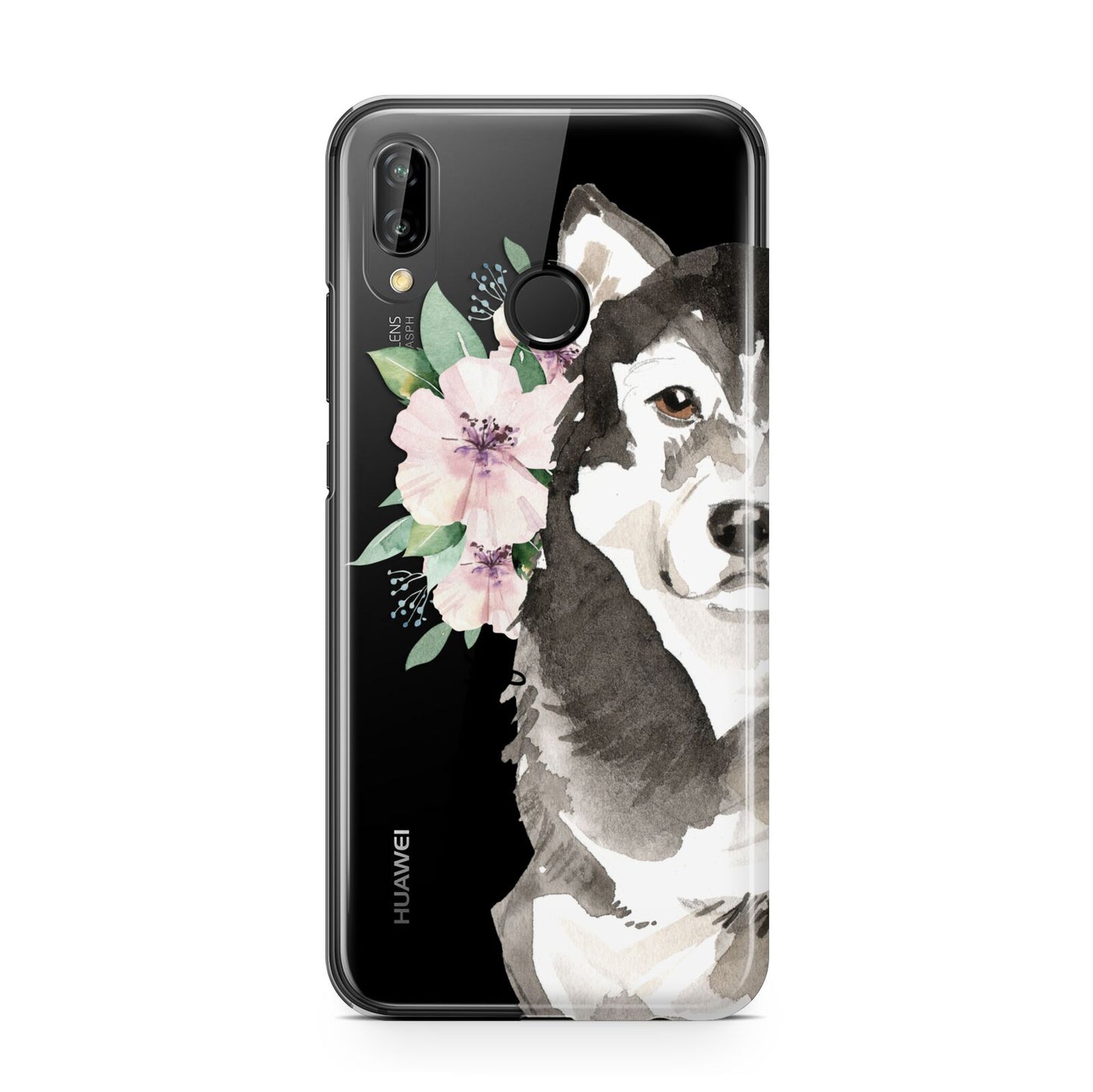 Personalised Alaskan Malamute Huawei P20 Lite Phone Case